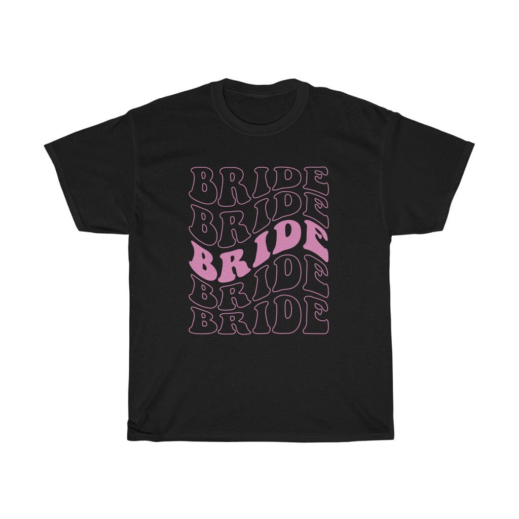 Boho Beach Bride Shirt - Retro Bachelorette & Wedding Tee image 2