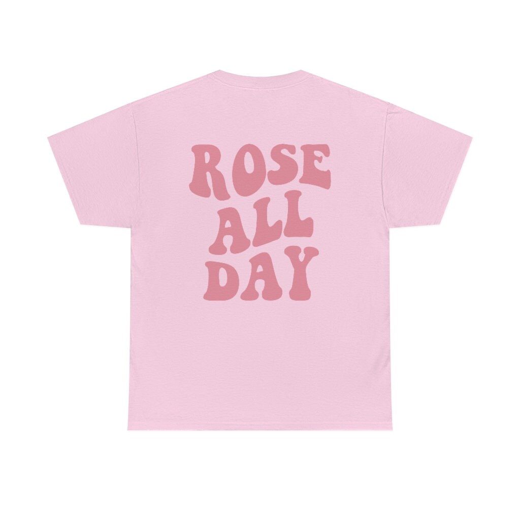 Rose All Day Shirt, Retro Trendy Bachelorette Party, Winery Bach, Groovy Bride Bridesmaid Tee, Napa Valley, Matching Group Aesthetic Shirt image 1