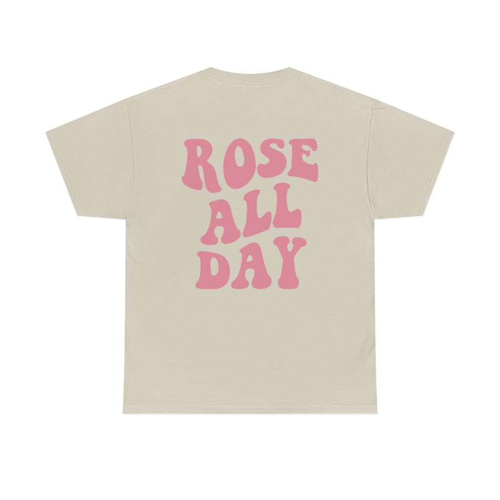 Rose All Day Shirt, Retro Trendy Bachelorette Party, Winery Bach, Groovy Bride Bridesmaid Tee, Napa Valley, Matching Group Aesthetic Shirt image 4