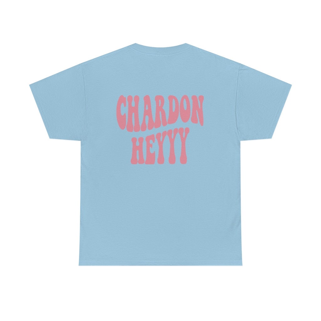 Chardon Heyyy: Retro Winery Bachelorette & Bride Tee image 3