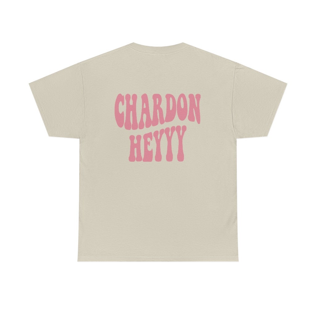 Chardon Heyyy: Retro Winery Bachelorette & Bride Tee image 4