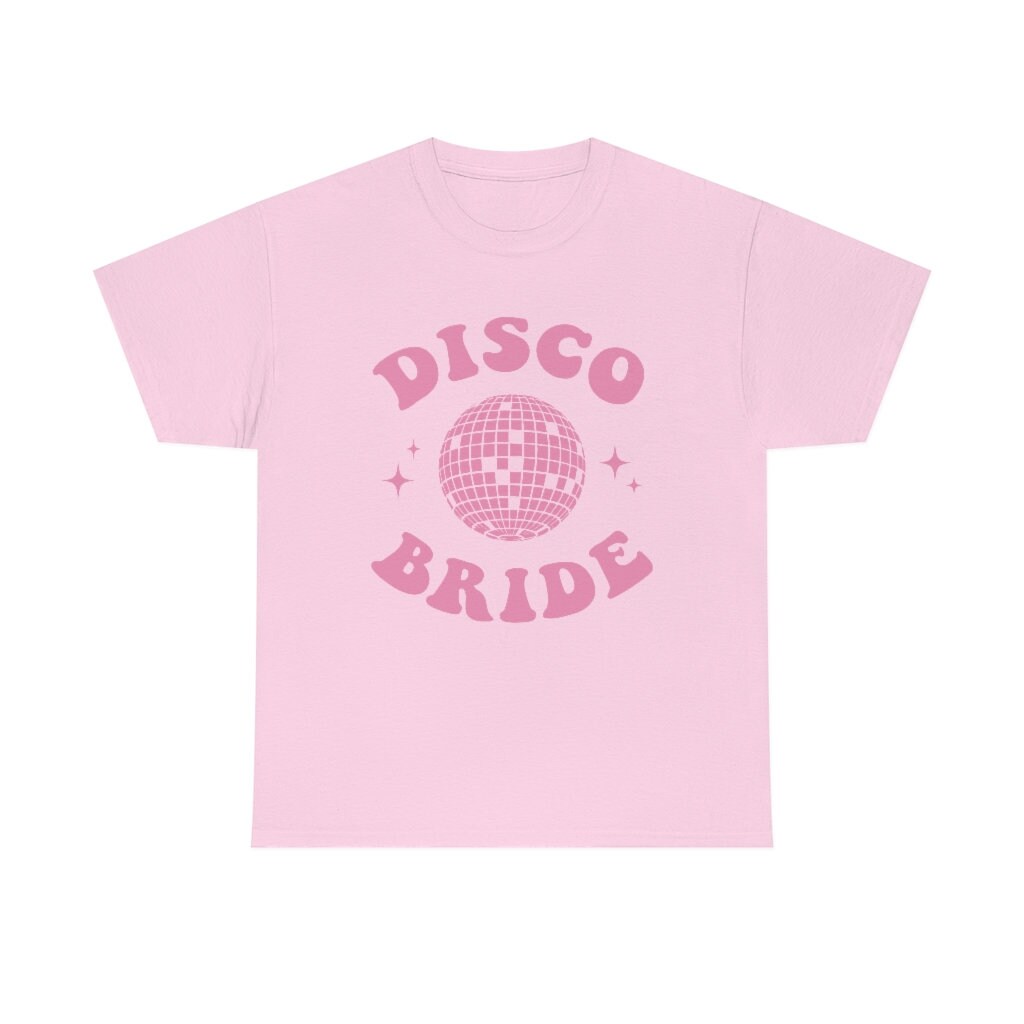 Disco Bride Shirt, Groovy 80s 90s Disco Theme, Bachelorette Party, Retro Trendy Shirt, Bride Bridesmaid Tee, Aesthetic Group Matching Shirt image 4