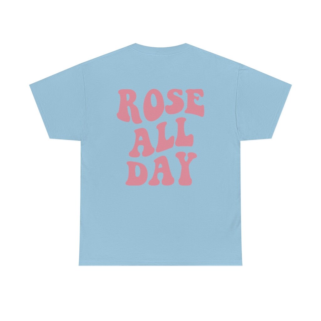 Rose All Day Shirt, Retro Trendy Bachelorette Party, Winery Bach, Groovy Bride Bridesmaid Tee, Napa Valley, Matching Group Aesthetic Shirt image 3