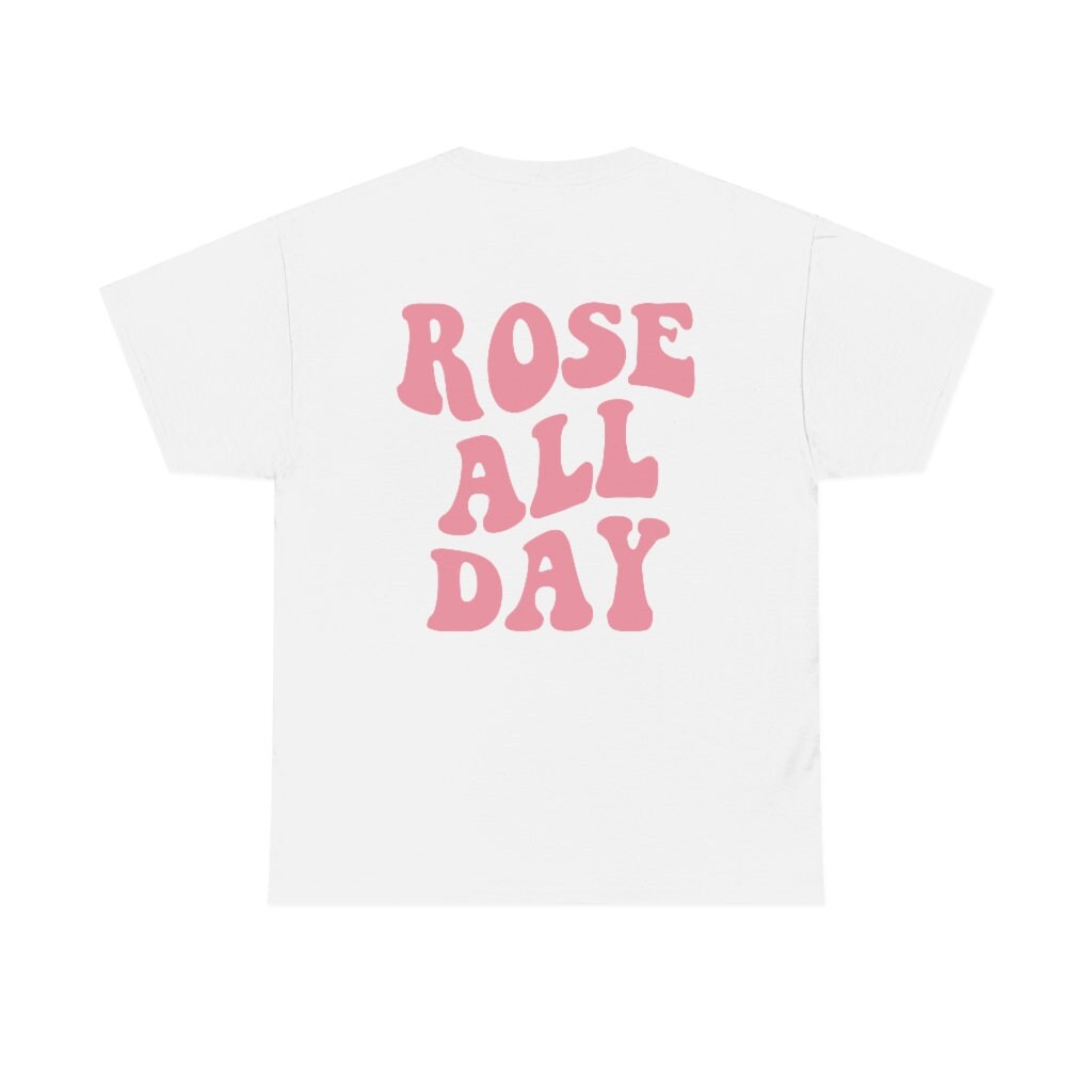 Rose All Day Shirt, Retro Trendy Bachelorette Party, Winery Bach, Groovy Bride Bridesmaid Tee, Napa Valley, Matching Group Aesthetic Shirt image 5