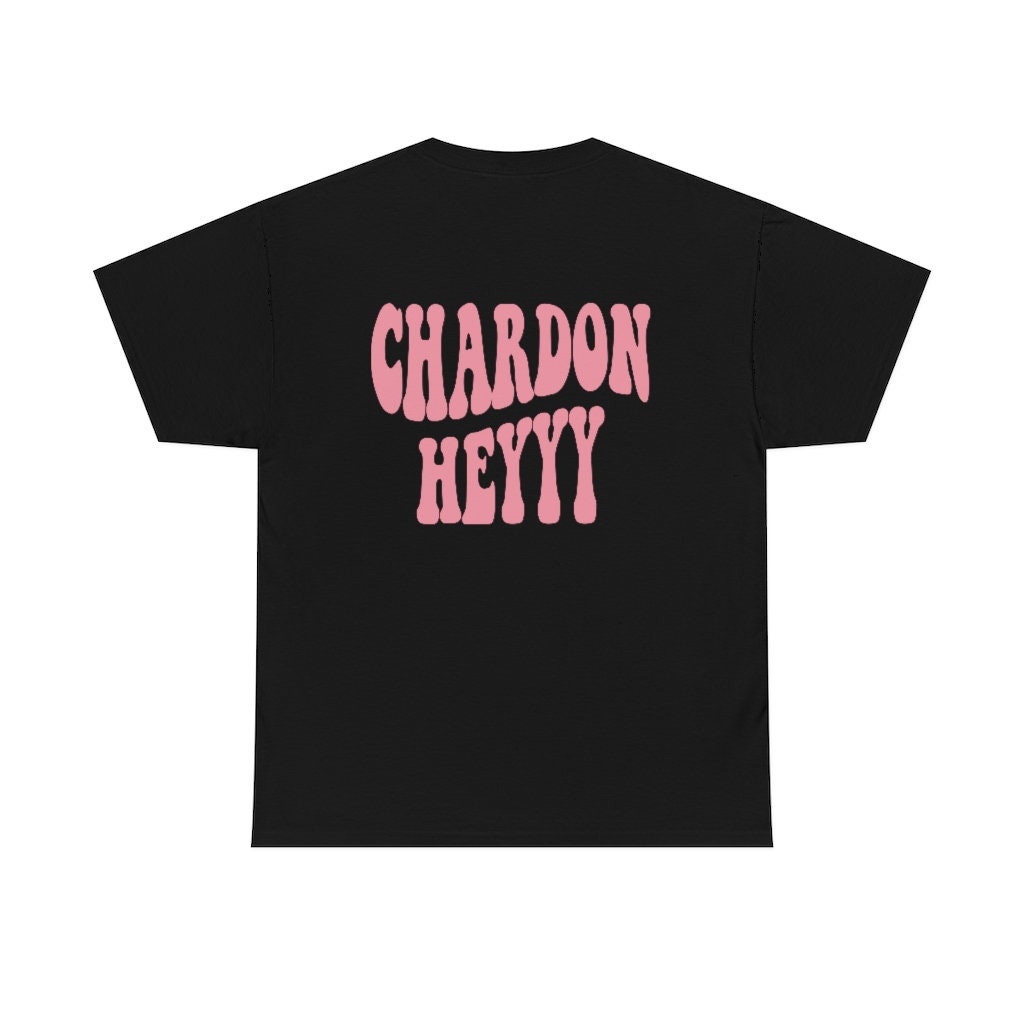 Chardon Heyyy: Retro Winery Bachelorette & Bride Tee image 2