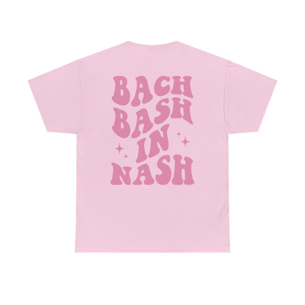 Nashville Bach Bash Shirts - Retro Bride & Bridesmaid Party Tees Nashville Bachelorette Party image 3