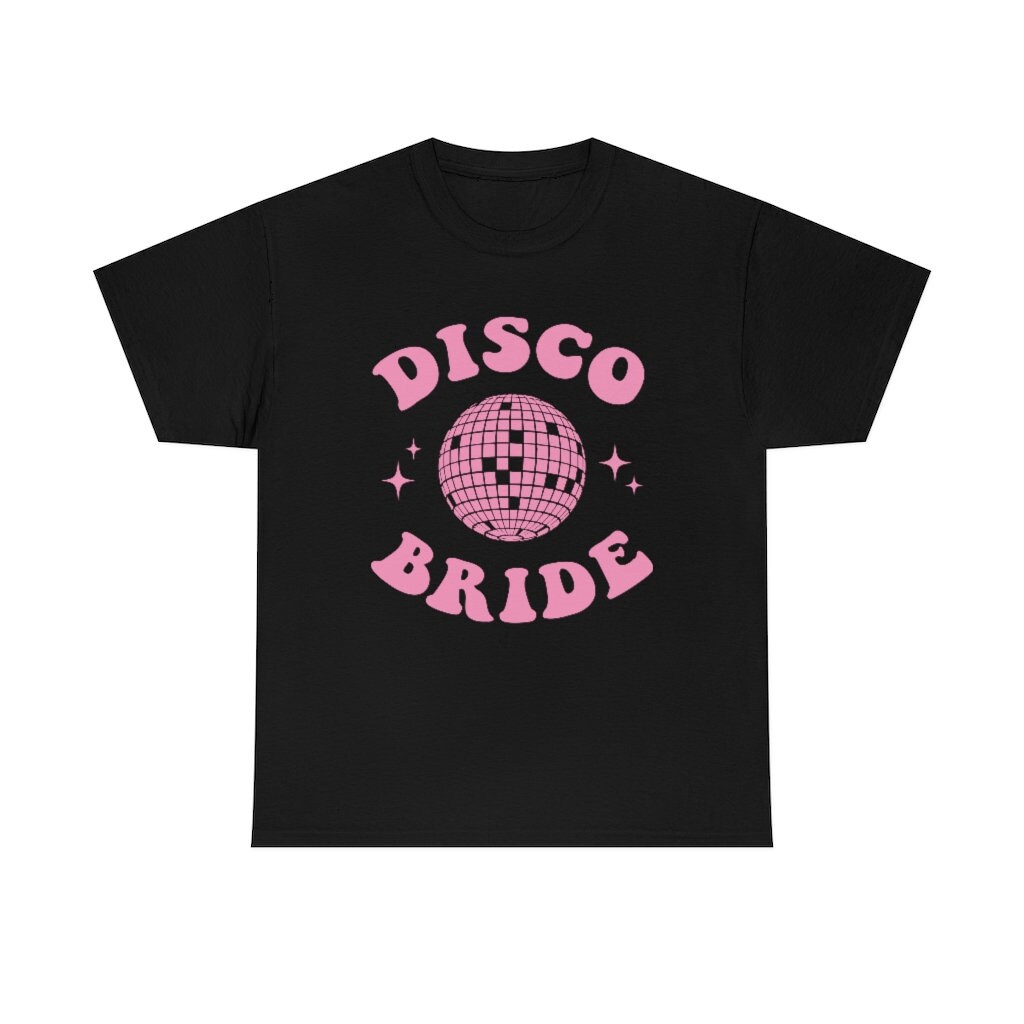 Disco Bride Shirt, Groovy 80s 90s Disco Theme, Bachelorette Party, Retro Trendy Shirt, Bride Bridesmaid Tee, Aesthetic Group Matching Shirt image 3