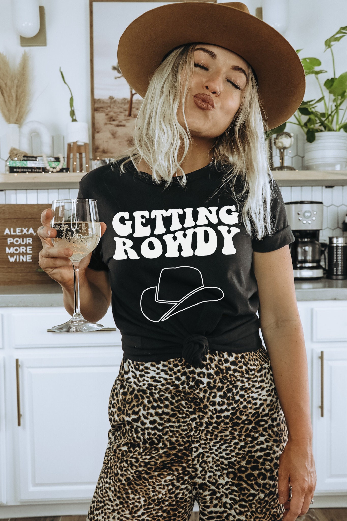 Nashville Country Bachelorette Shirts - Get Hitched & Rowdy image 2