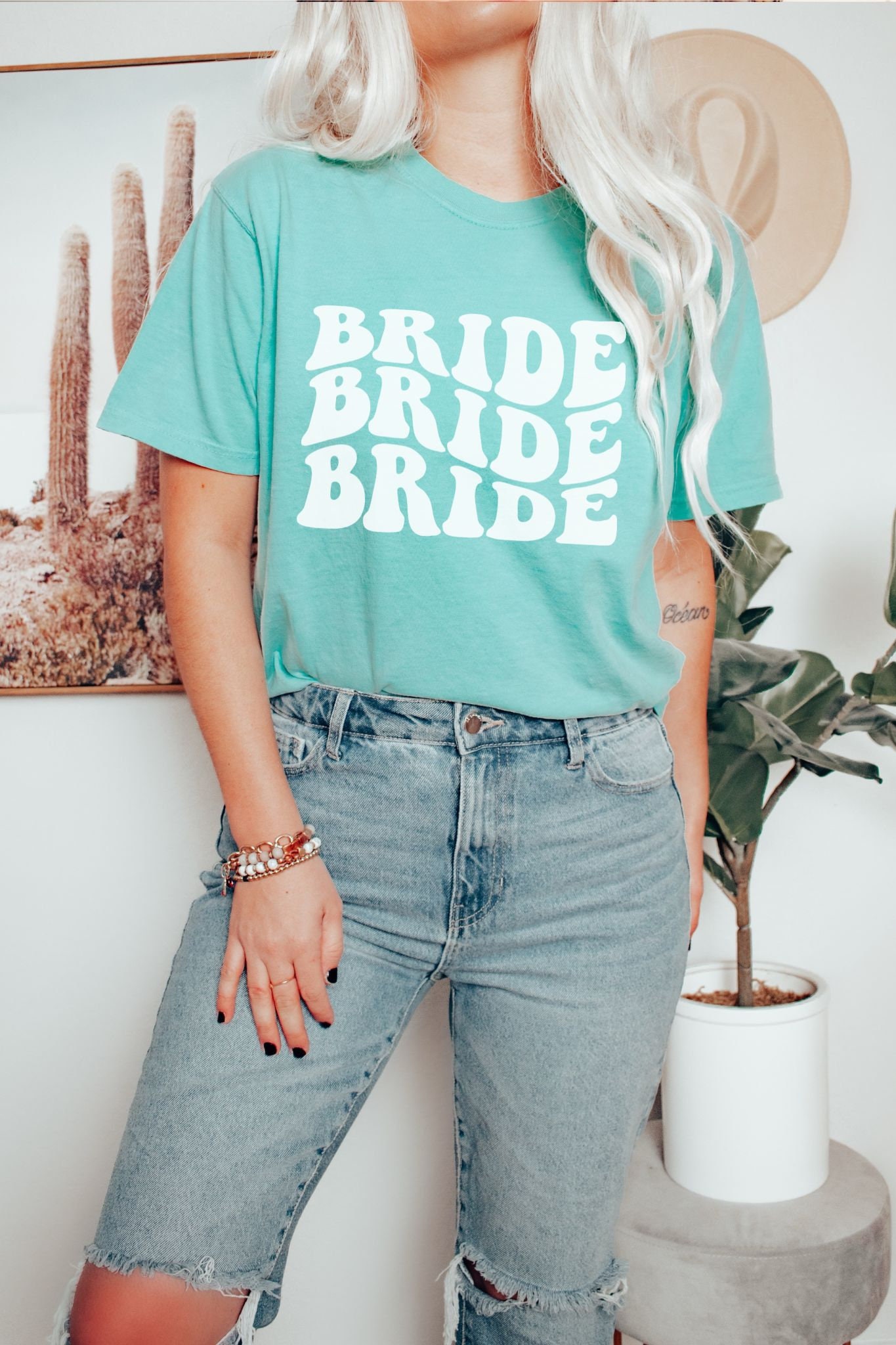 Retro & Groovy Bride Tees: Perfect Hen Party & Bride-to-Be Gifts Bachelorette Bride Shirt image 2