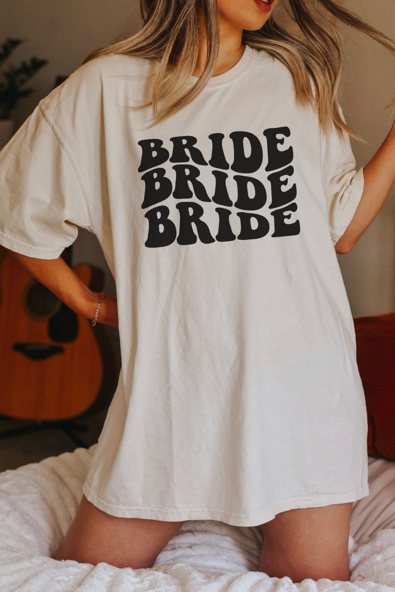 Retro & Groovy Bride Tees: Perfect Hen Party & Bride-to-Be Gifts Bachelorette Bride Shirt image 0