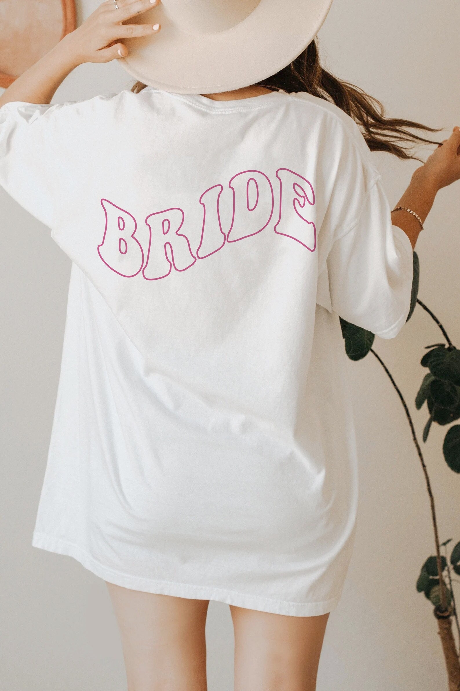 Groovy Retro Bride Tee - Boho Bachelorette Party & Gift image 0