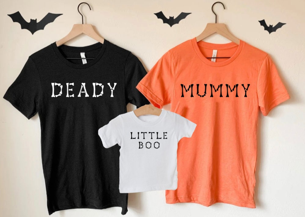 Halloween Couple Shirts: Matching Family Halloween Tees image 0