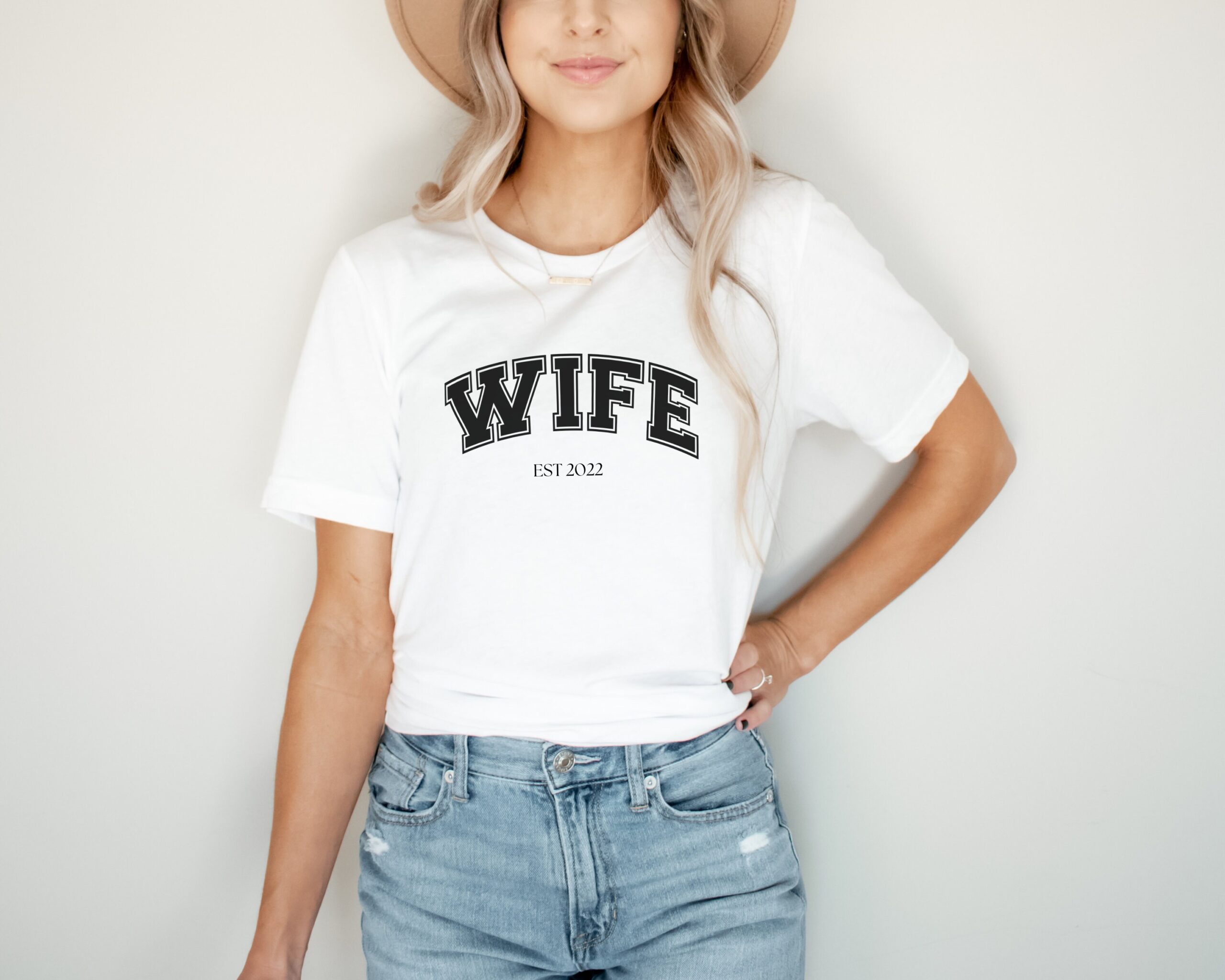 Varsity Letter Bachelorette & Best Friend Shirts for Bridal Party image 1