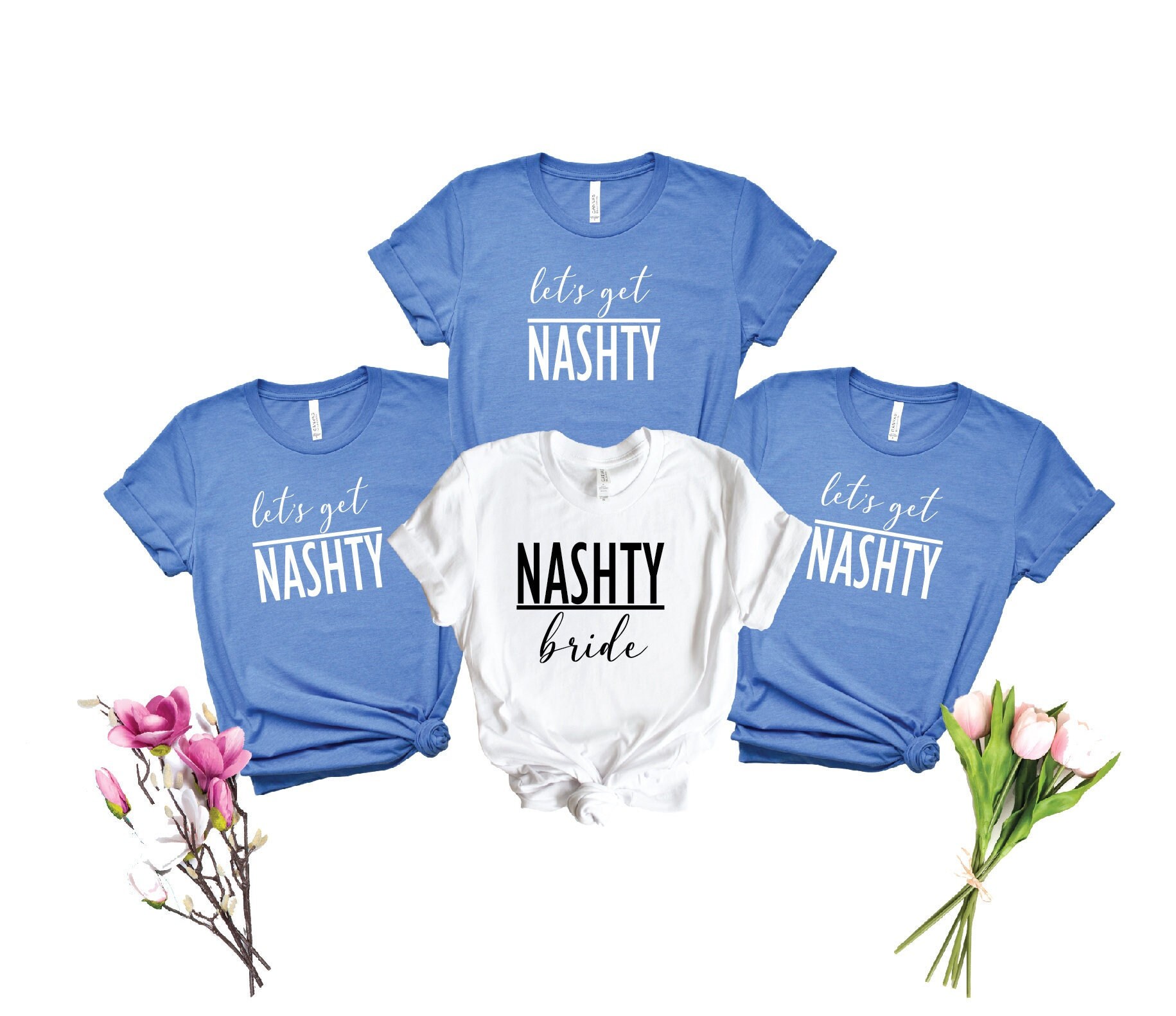 Let's Get Nashty: Nashville Bachelorette Bride & Party Shirts image 0