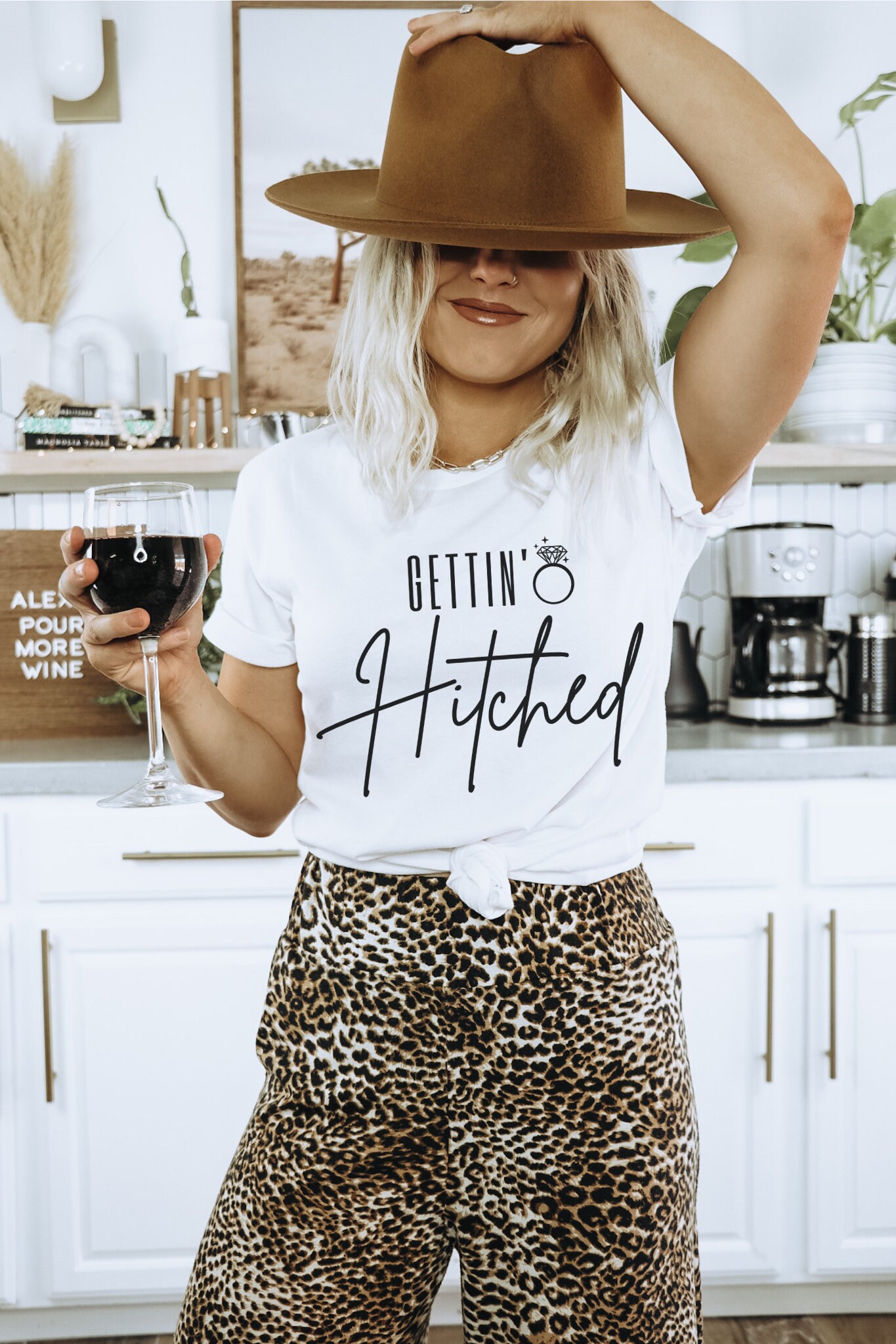 Nashville Bachelorette: 'Getting Hitched' Country Shirts for Southern Bride image 1