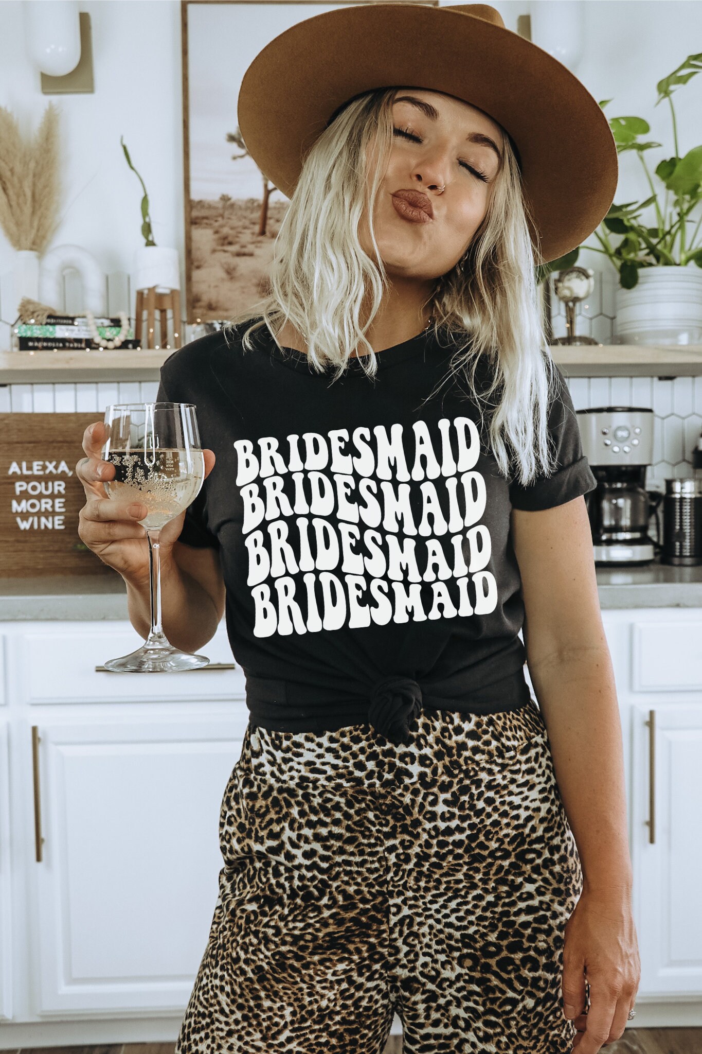 Retro Bachelorette Shirts: Custom Mrs Black Bridesmaid Bride Gifts image 2