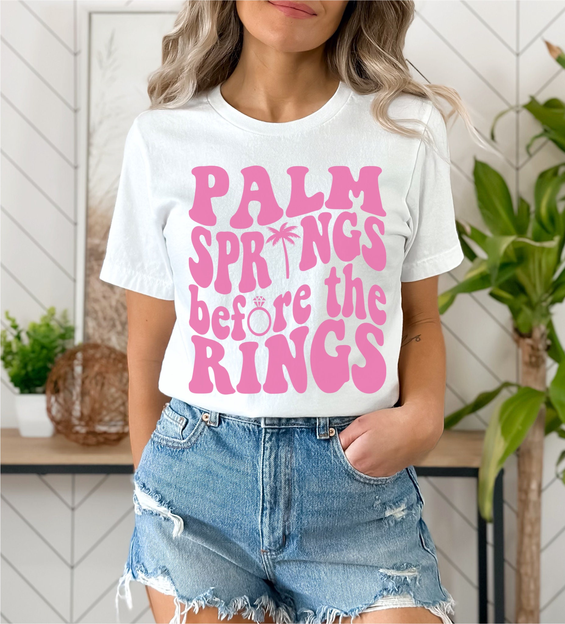 Palm Springs Bachelorette: Retro Desert Pink Shirts & Bridal Tees image 4