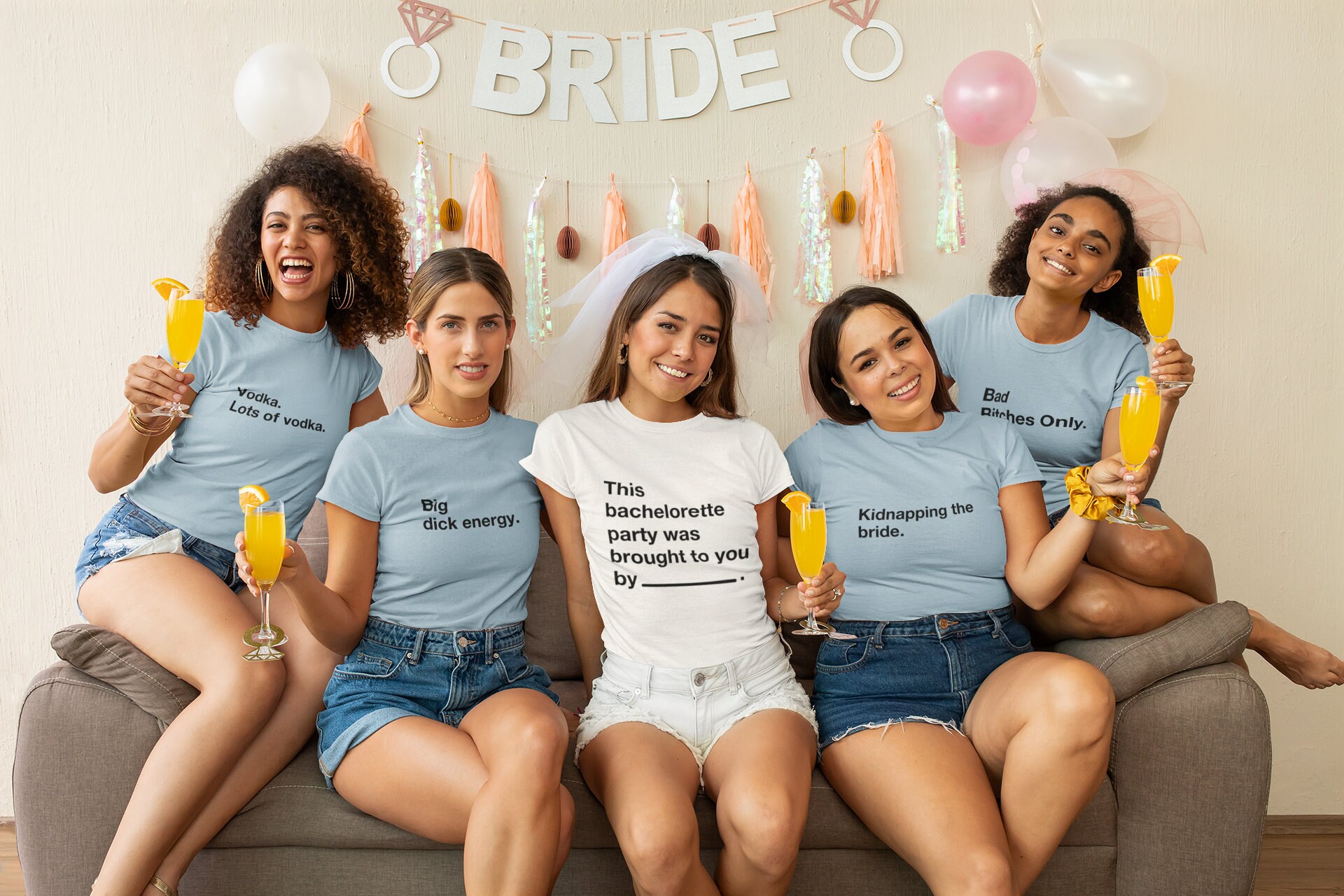 Team Bride: Cards Themed Bachelorette & Bridal Party Shirts image 1