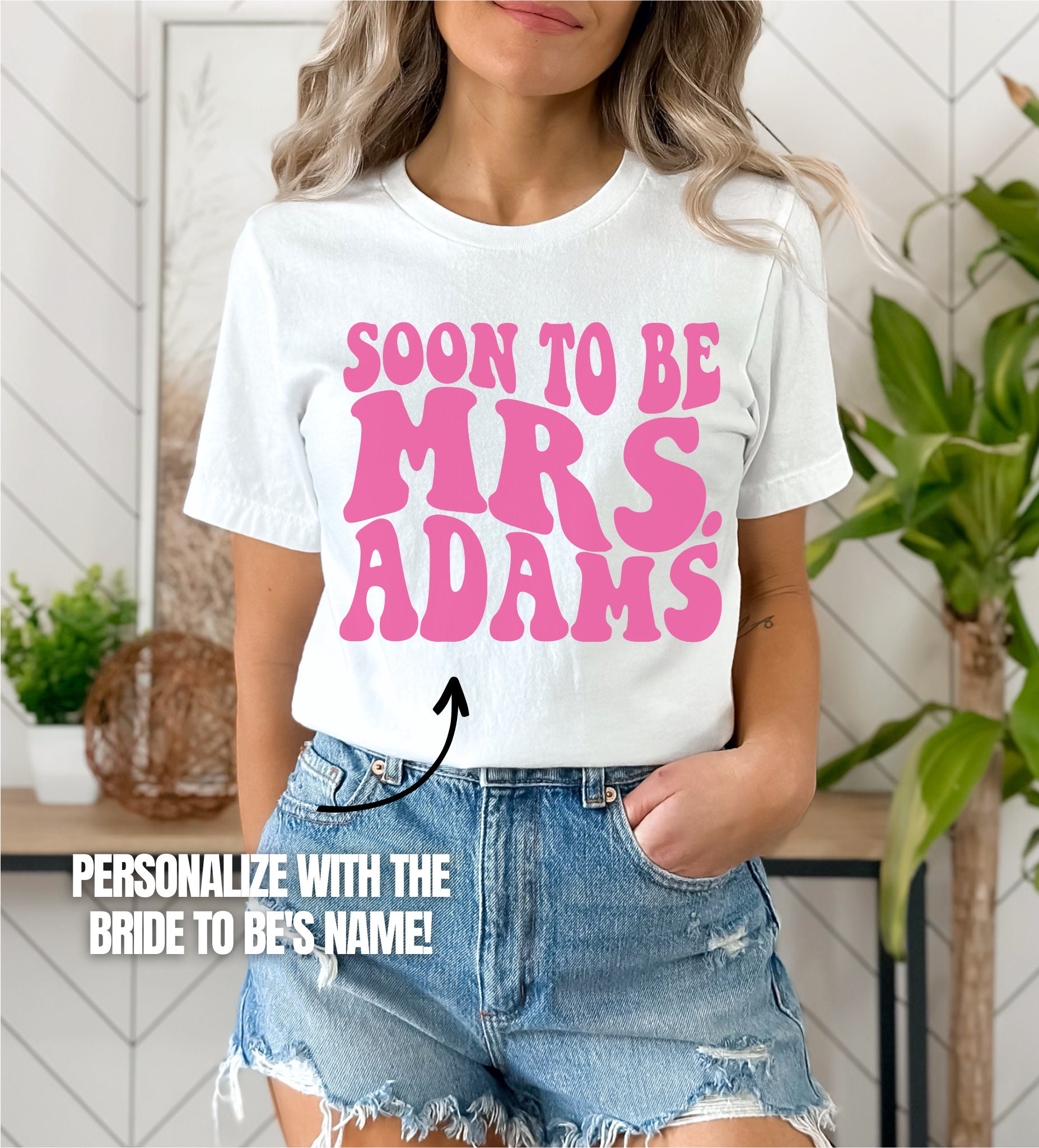 Retro & Personalized Bachelorette Shirts - Bride & Bridesmaid Tees image 1