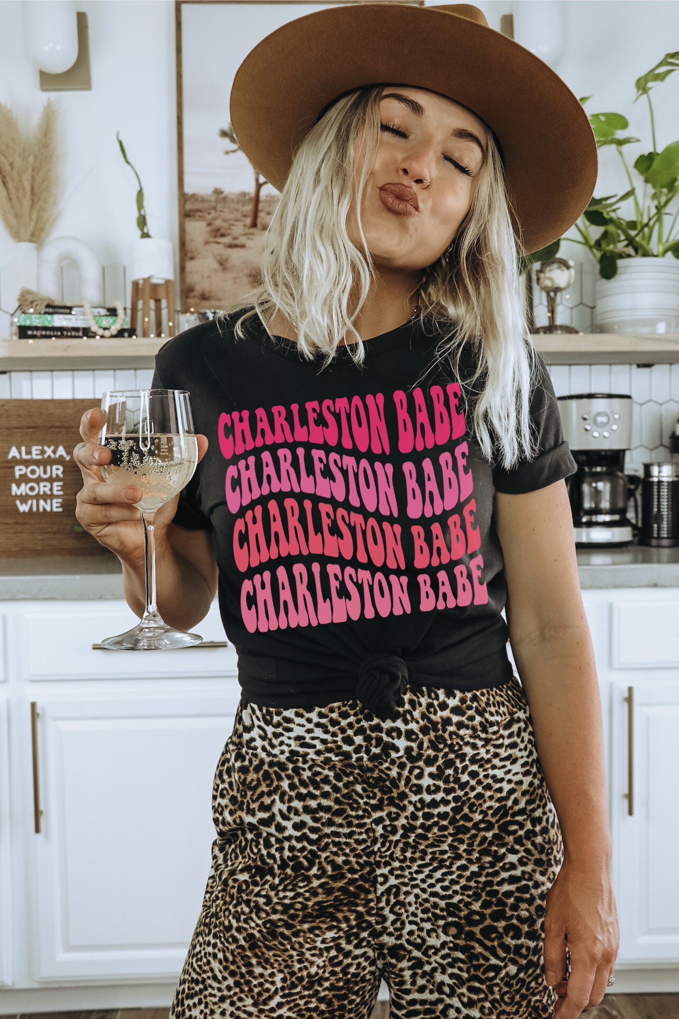 Retro Charleston Bachelorette Shirts: SC Bride Southern Party Tees image 4