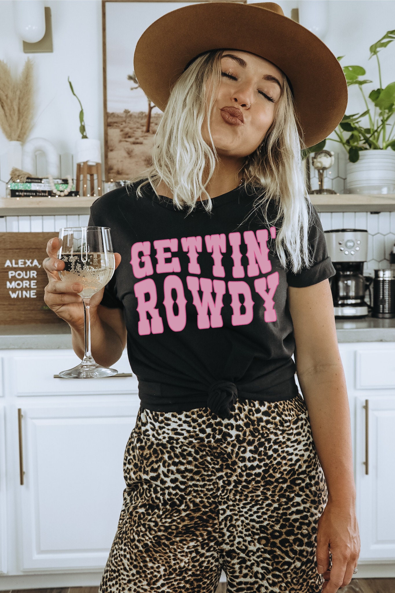 Nashville Bachelorette: Pink Party Tees Country Shirts - Hitched & Rowdy image 3