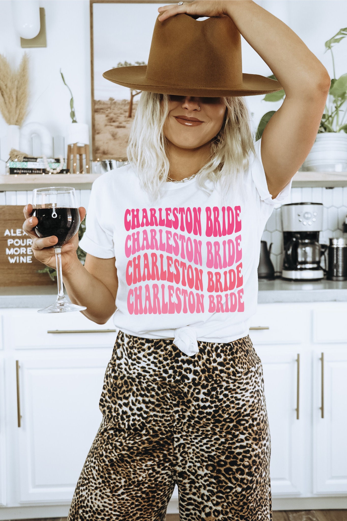 Retro Charleston Bachelorette Shirts: SC Bride Southern Party Tees image 5