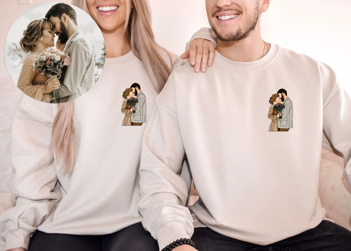 Boyfriend Christmas Gift Idea: Photo Portrait Hoodie image 0