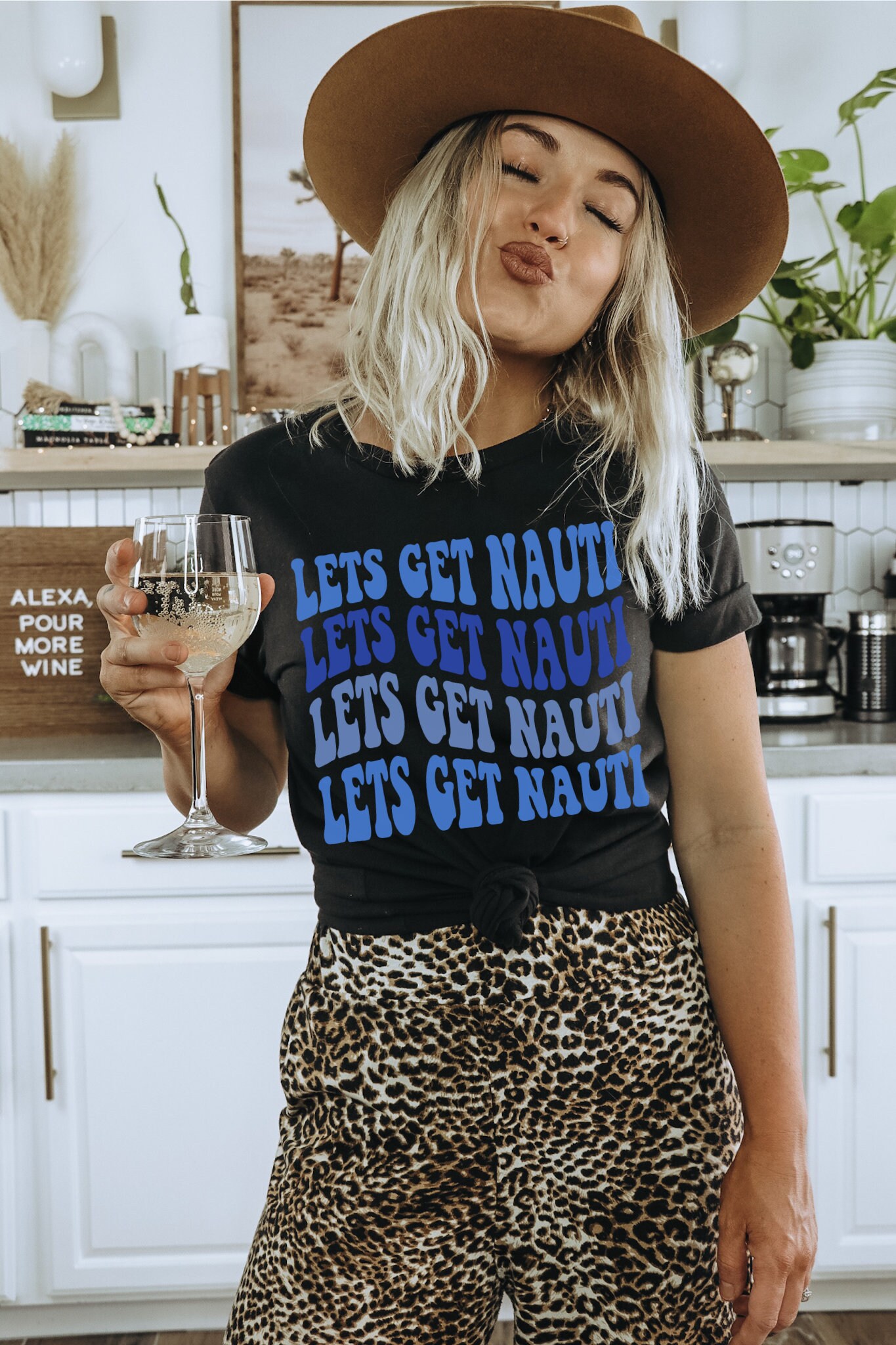 Nautical Bachelorette Party Shirts: Cruise Nauti Retro Beach Themes image 1