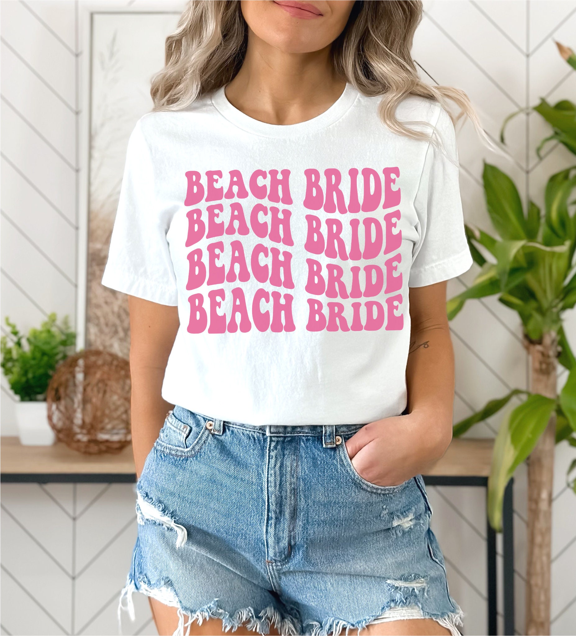 Beach & Retro Bachelorette Shirts: Bride Party & Destination Wedding image 1