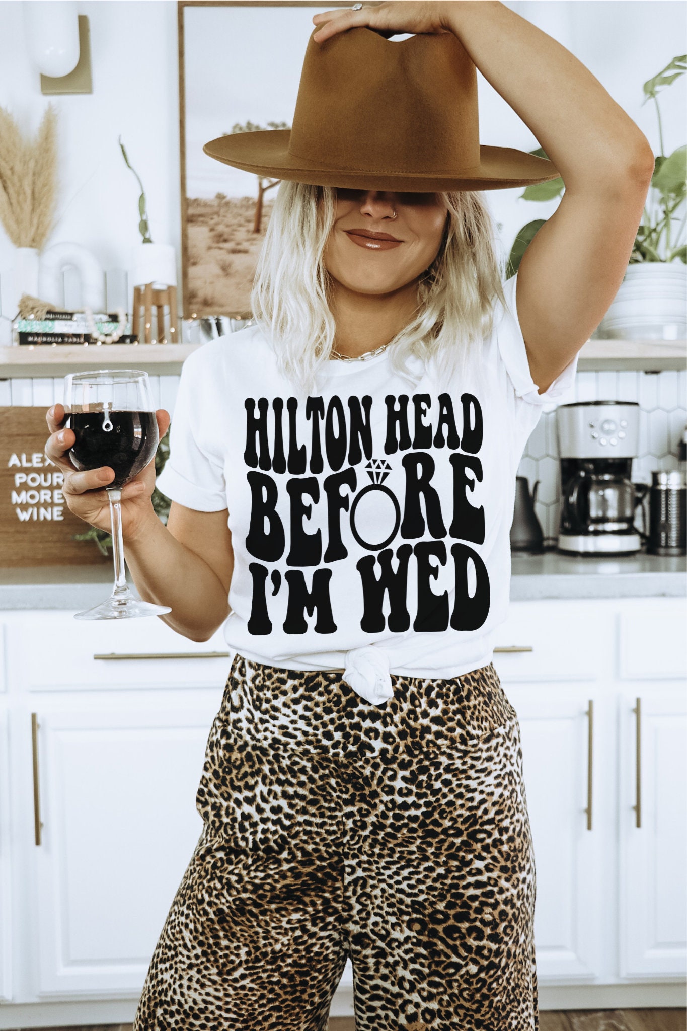 Hilton Head Bachelorette Tees: 'Before She's Wed' & Retro Southern Bride image 1