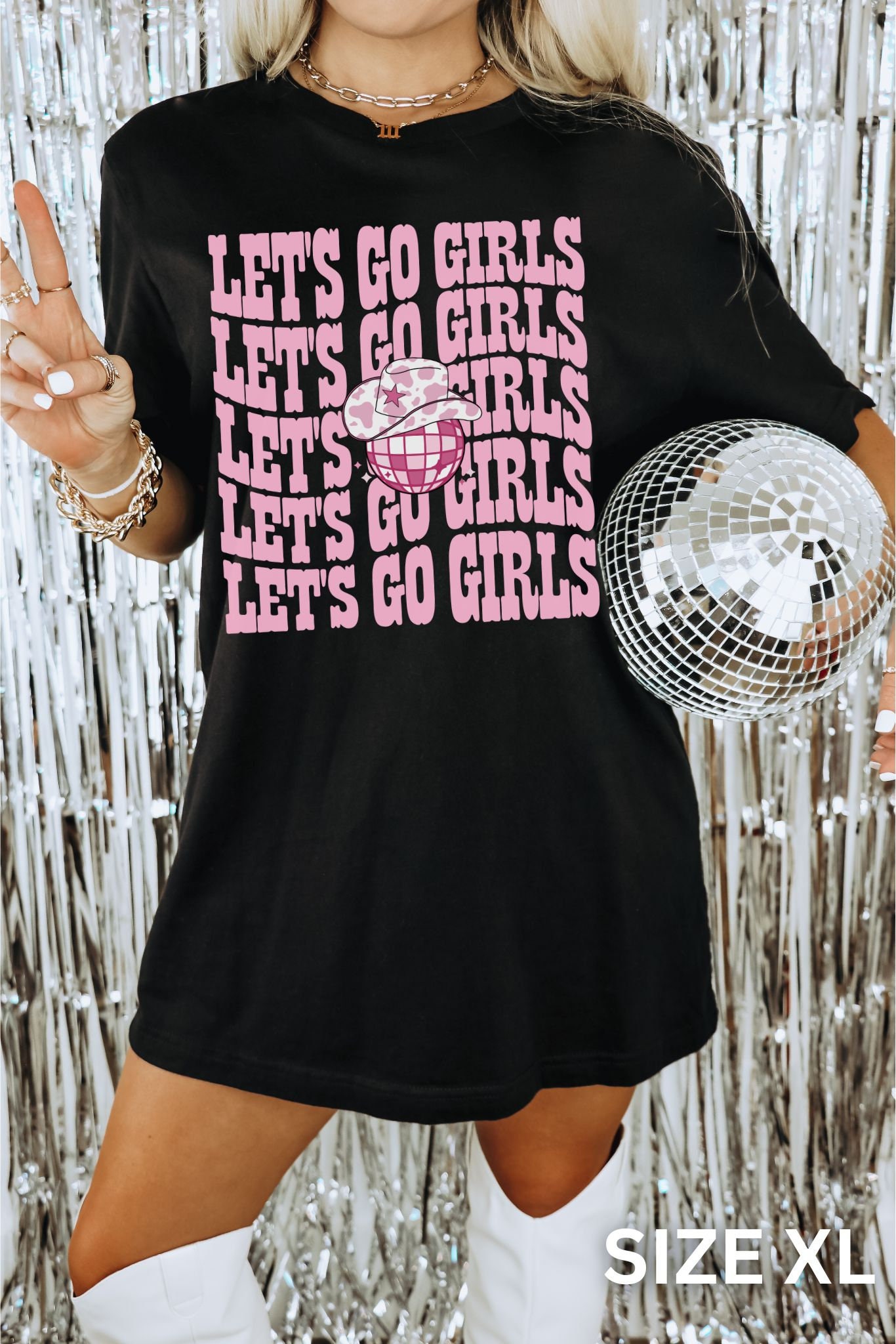 Disco Cowgirl Bachelorette: 'Last Disco' Party Tees & Bride Shirts image 4