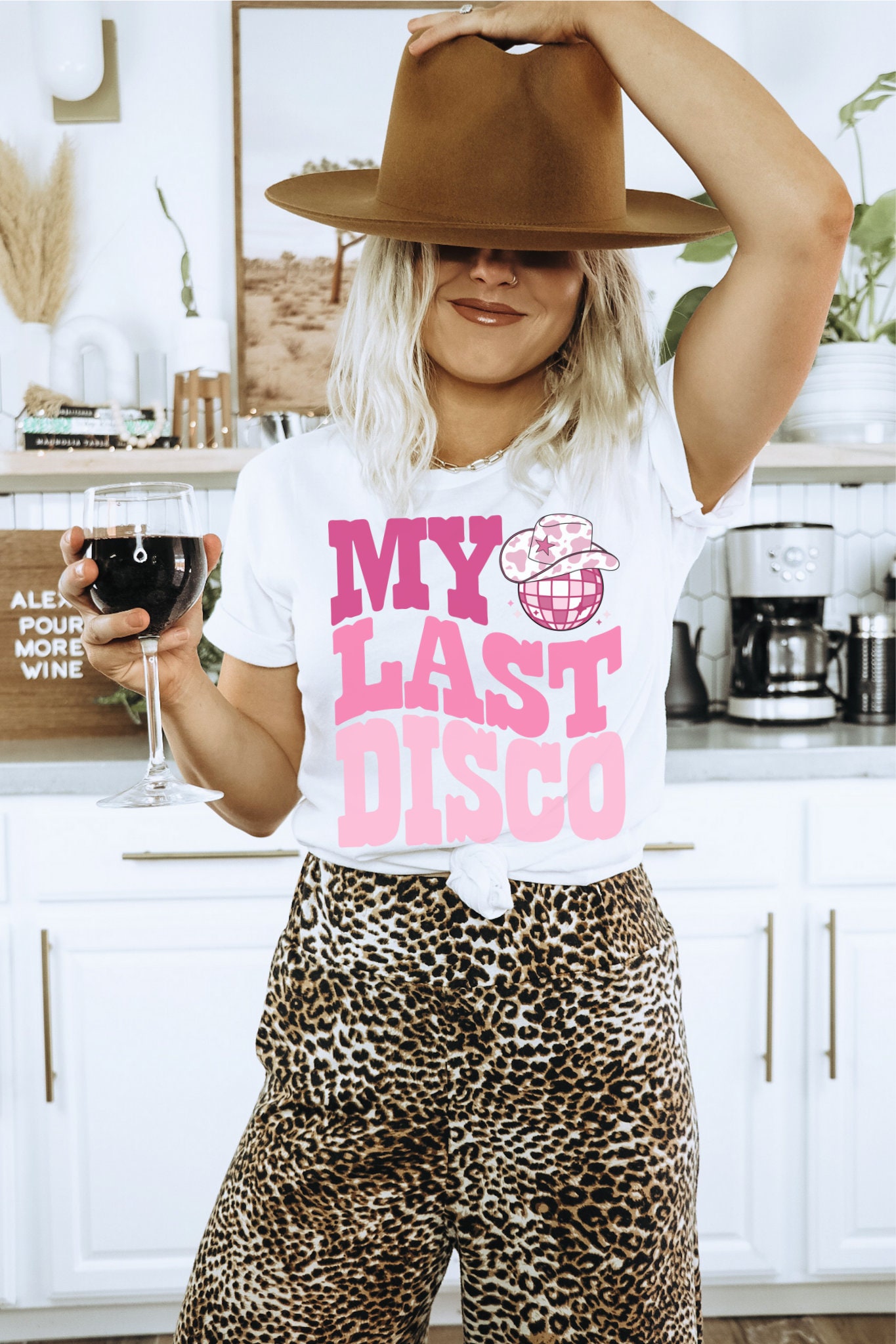 Disco Cowgirl Bachelorette: 'Last Disco' Party Tees & Bride Shirts image 2