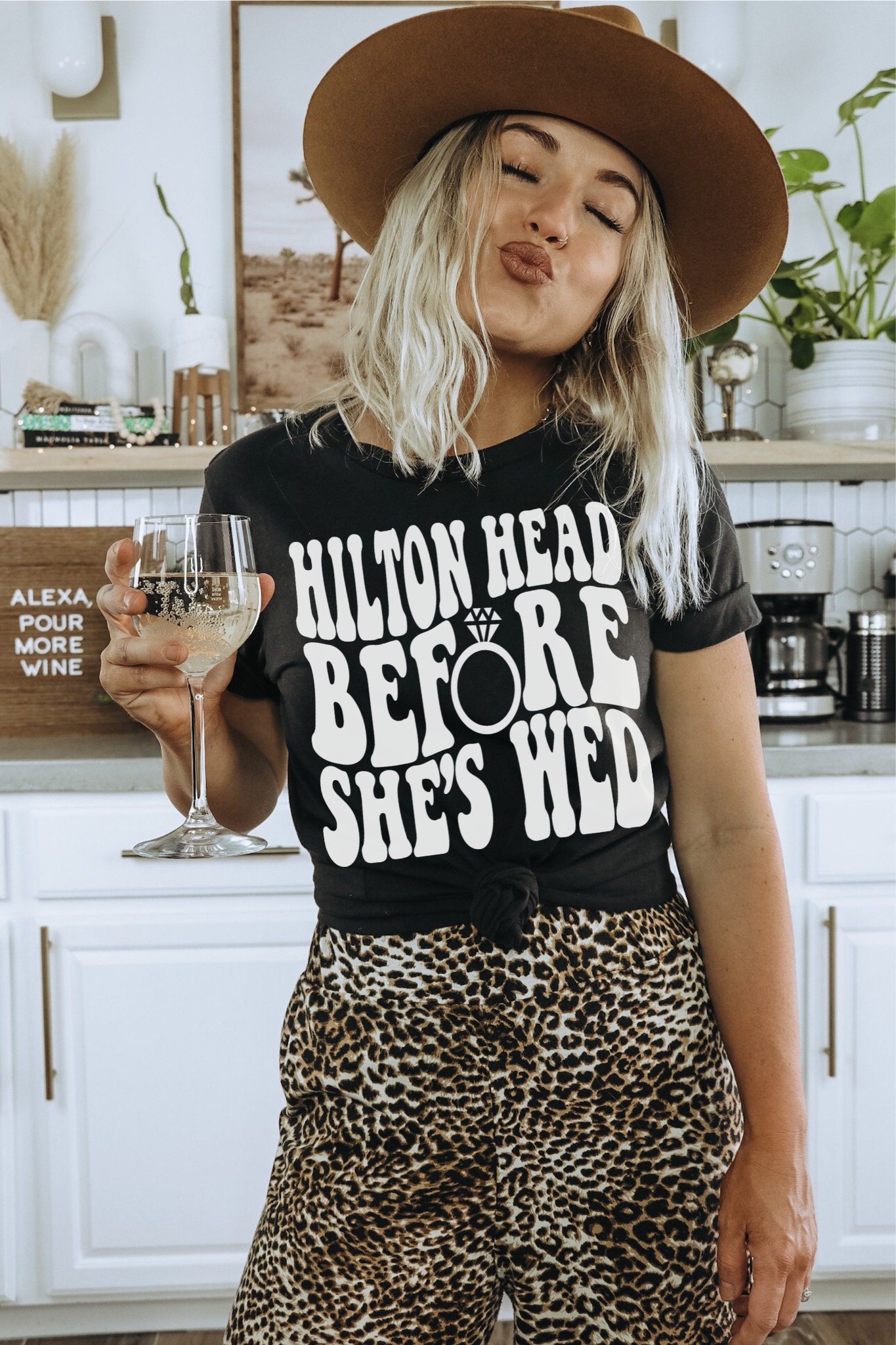 Hilton Head Bachelorette Tees: 'Before She's Wed' & Retro Southern Bride image 2