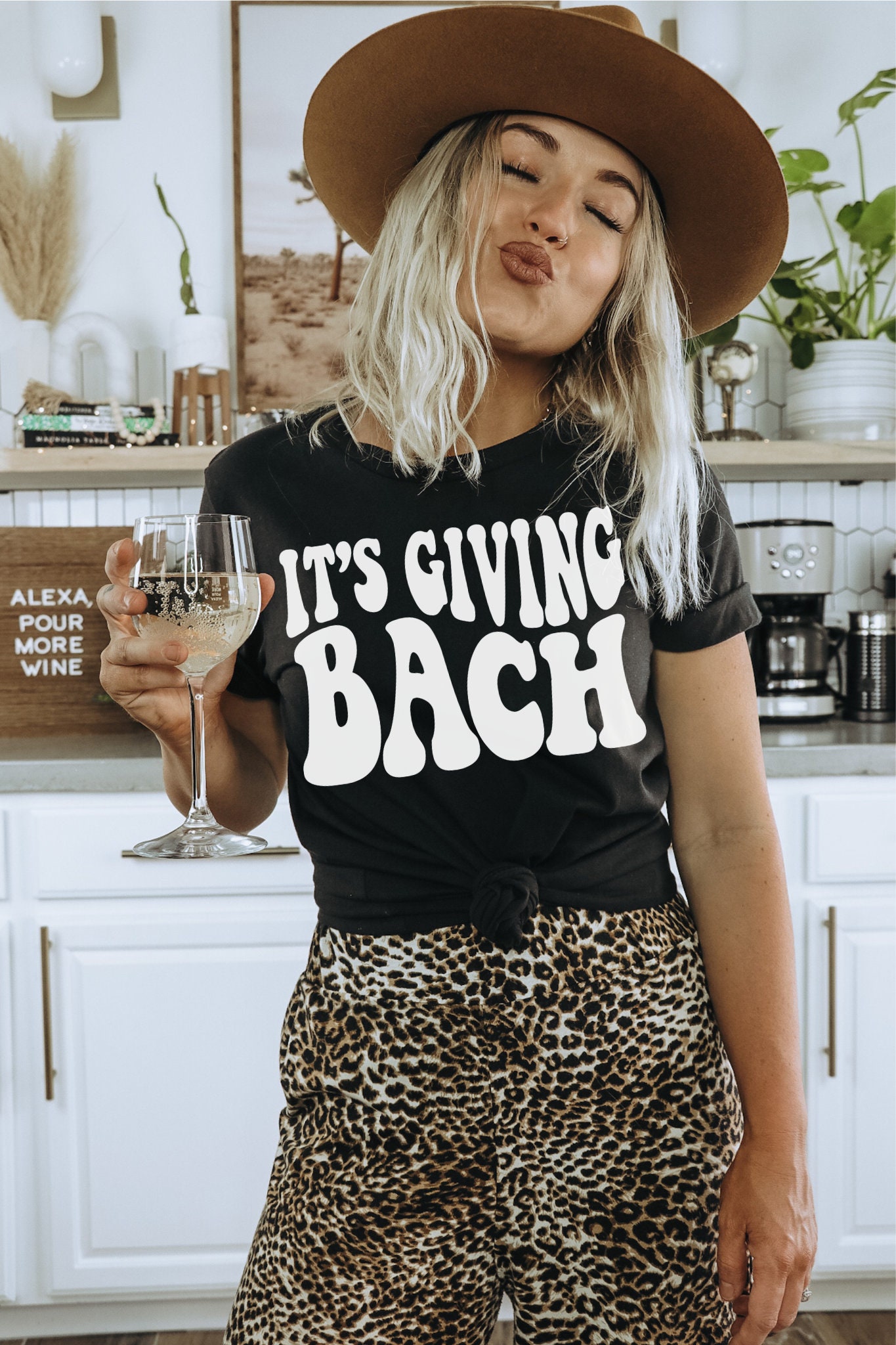 Funny Bachelorette Tees: 'Giving Bach' Retro & Matching Bridesmaid Shirts image 1