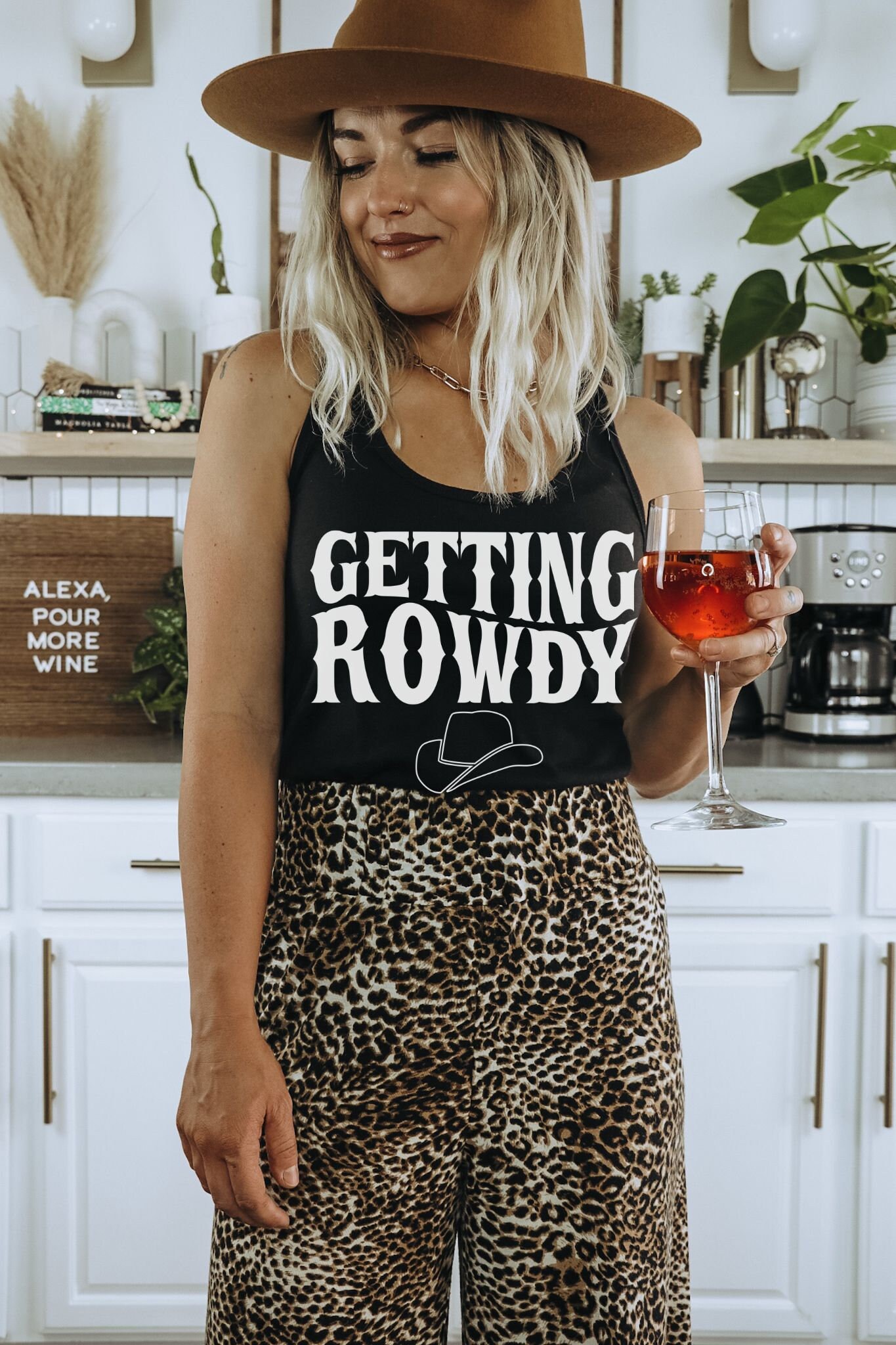 Cowgirl Bachelorette Tee: Rodeo Nashville Getting Hitched Party image 2