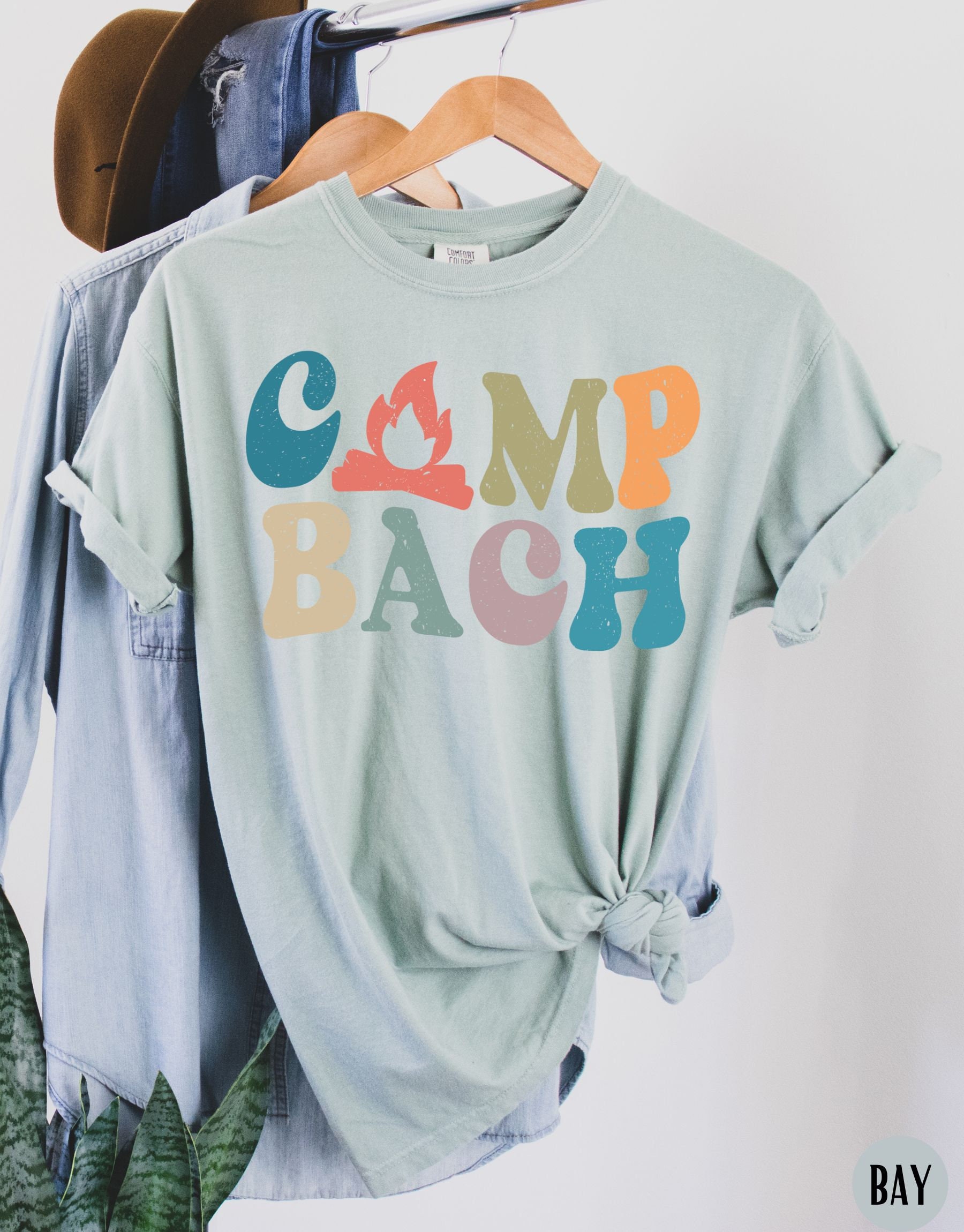 Adventure Camp Bachelorette & Retro Bridal Party Shirts - Lake Bride image 2