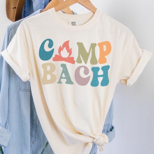 Adventure Camp Bachelorette & Retro Bridal Party Shirts - Lake Bride image 0