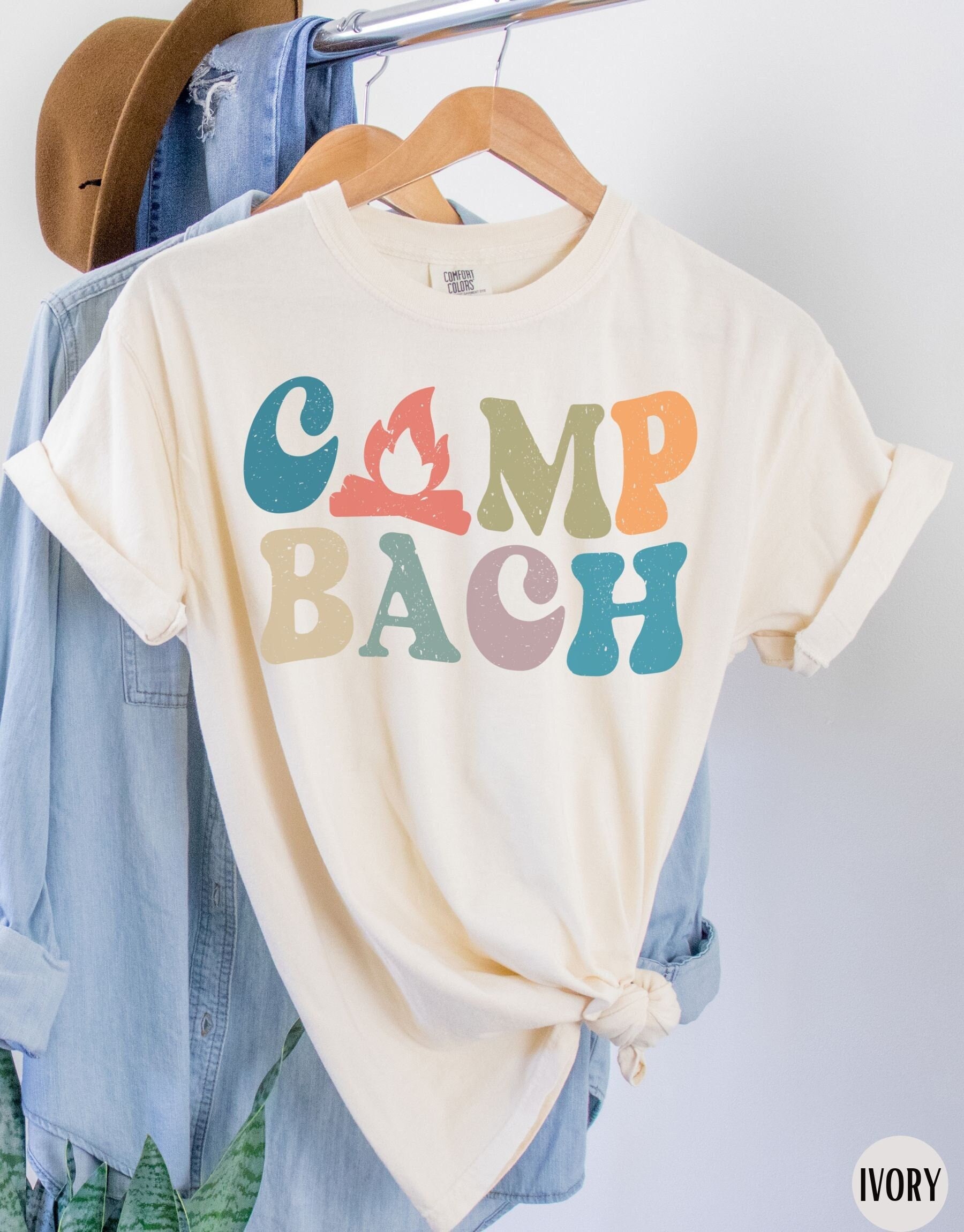 Adventure Camp Bachelorette & Retro Bridal Party Shirts - Lake Bride image 0