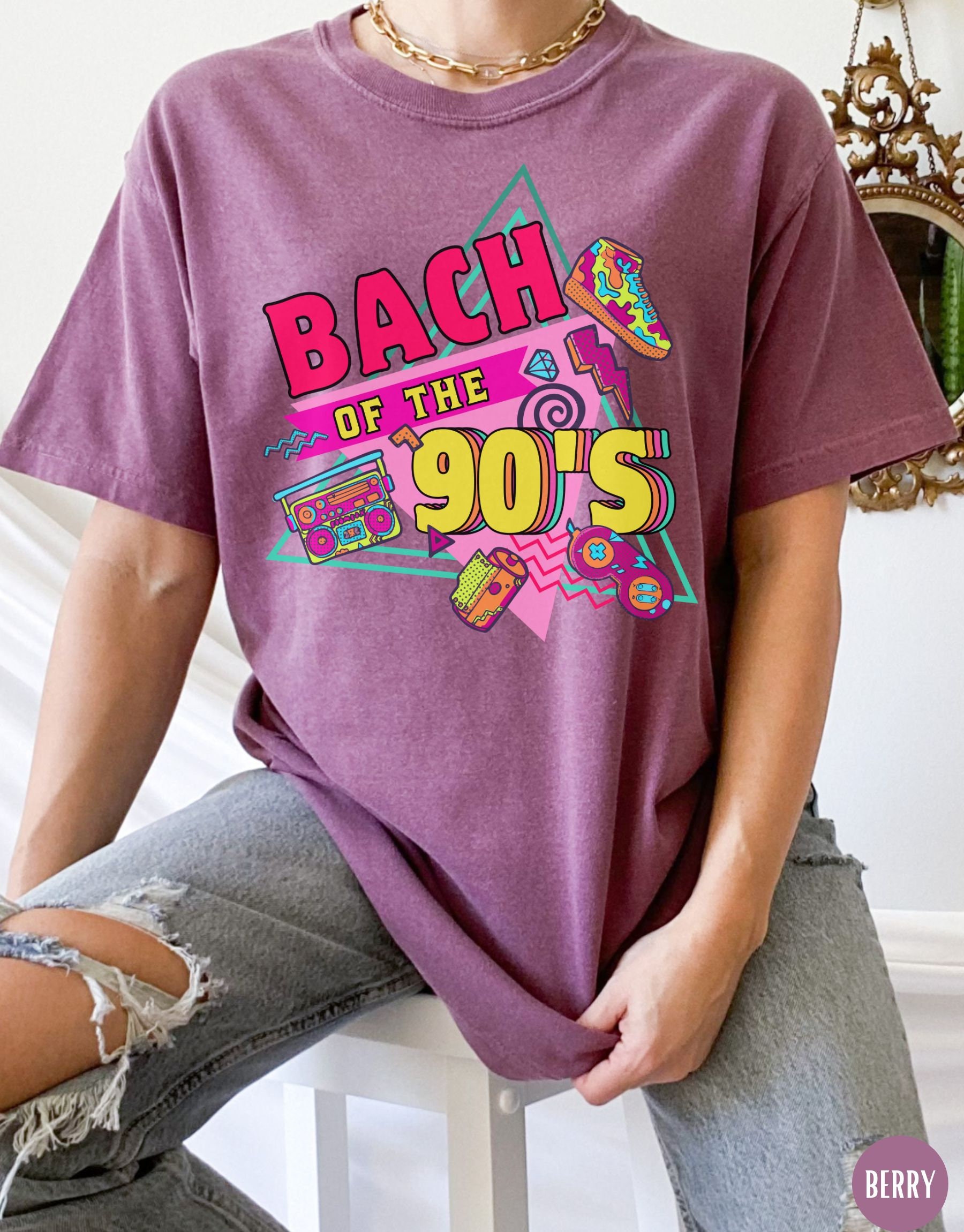 90s Retro Bachelorette Party Tees - Bride & Tribe Nashville Shirts image 6