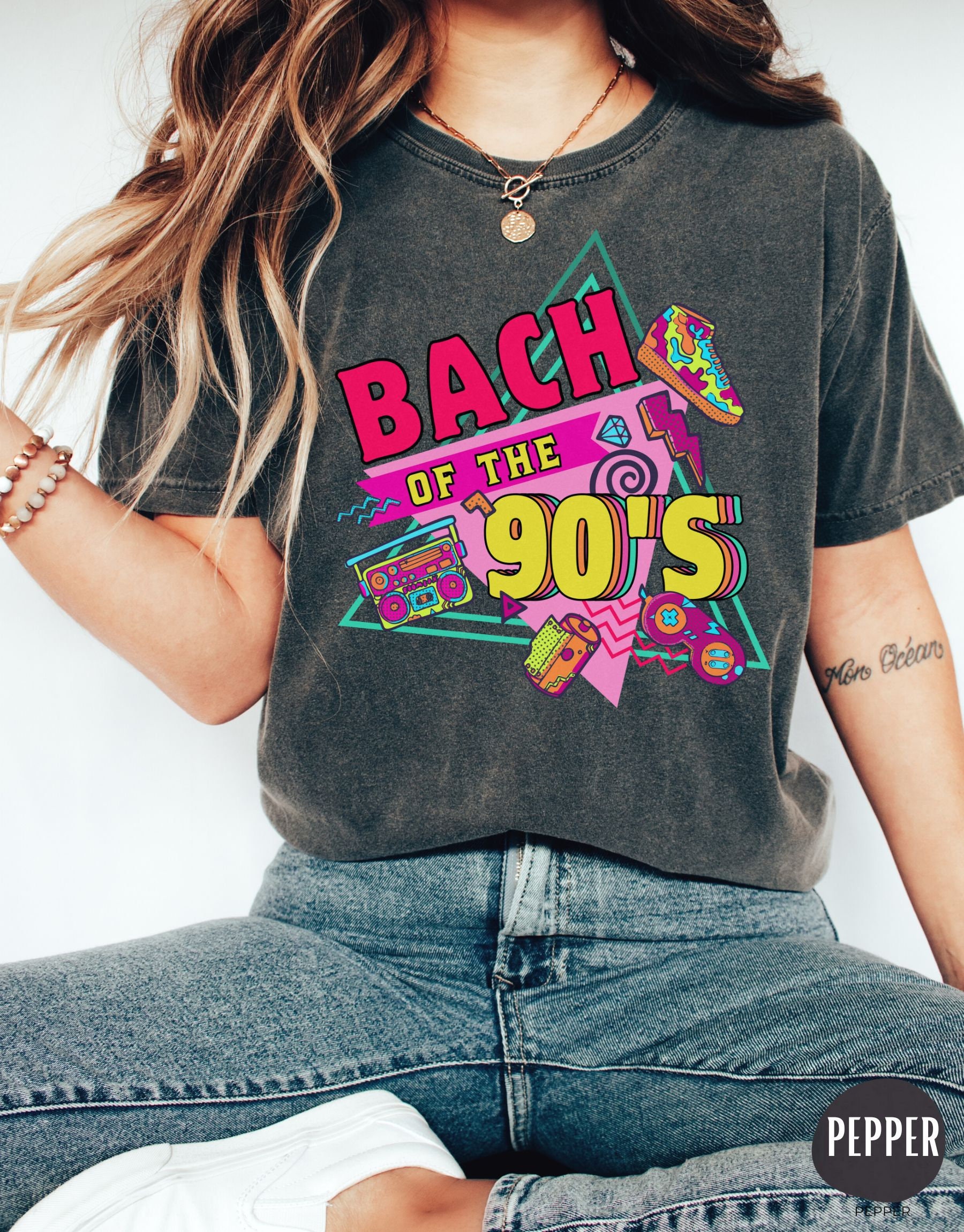 90s Retro Bachelorette Party Tees - Bride & Tribe Nashville Shirts image 5