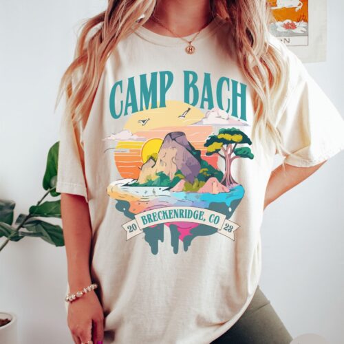 Retro Camp Bachelorette & Custom Bridesmaid Cabin Tees image 0