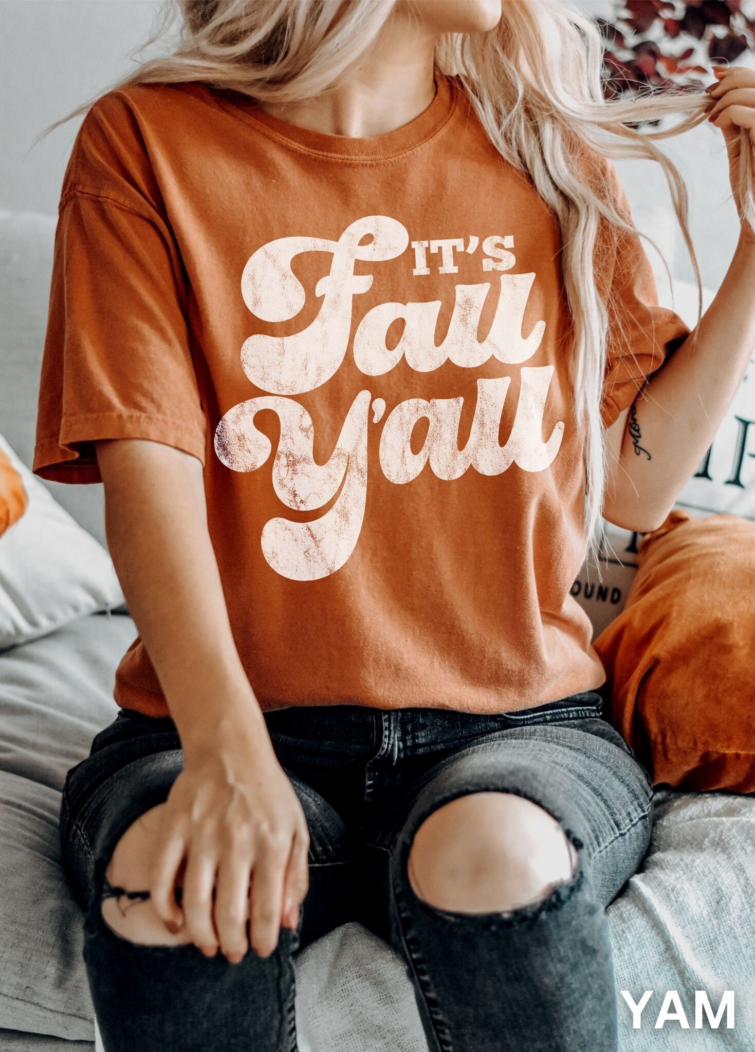 Retro Fall & Halloween Tees for Women: Pumpkin & Autumn Shirts image 0