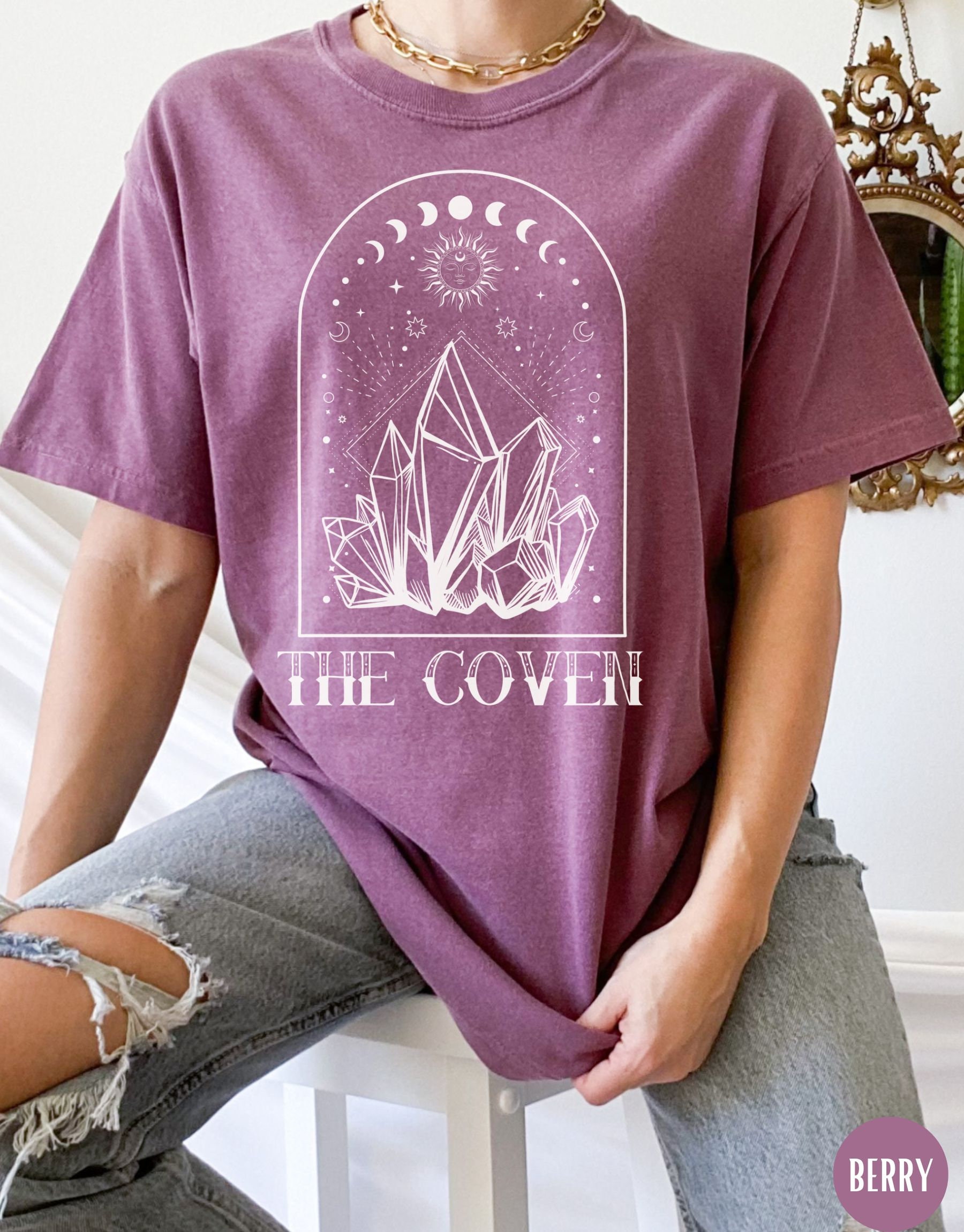 Witchy Halloween & Tarot Bachelorette Party Shirts image 5