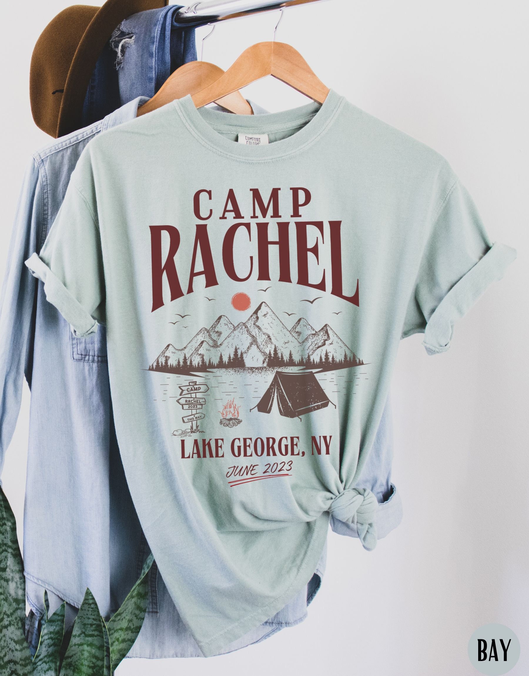 Custom Vintage Camp Bachelorette & Mountain Bride Tees image 3