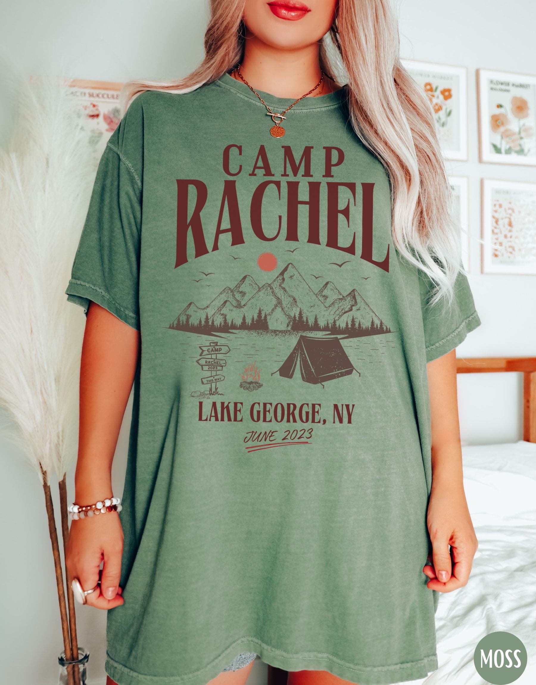 Custom Vintage Camp Bachelorette & Mountain Bride Tees image 1