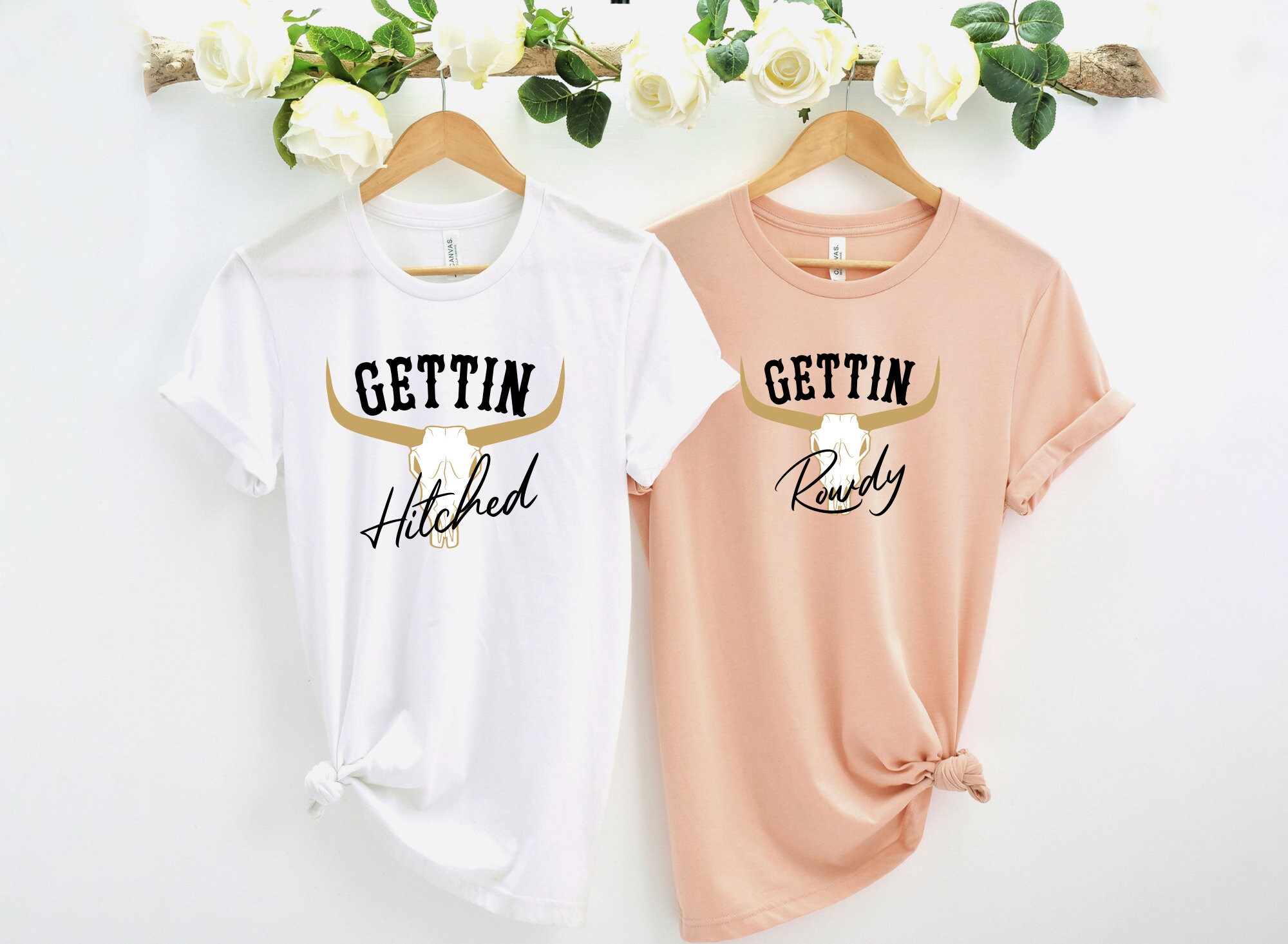 Country Bachelorette & Wedding Shirts: Get Hitched & Team Bride image 5