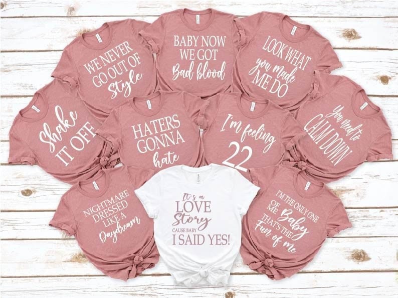 Love Story Bachelorette Tees: Funny Bridal & Girls Trip Shirts image 0