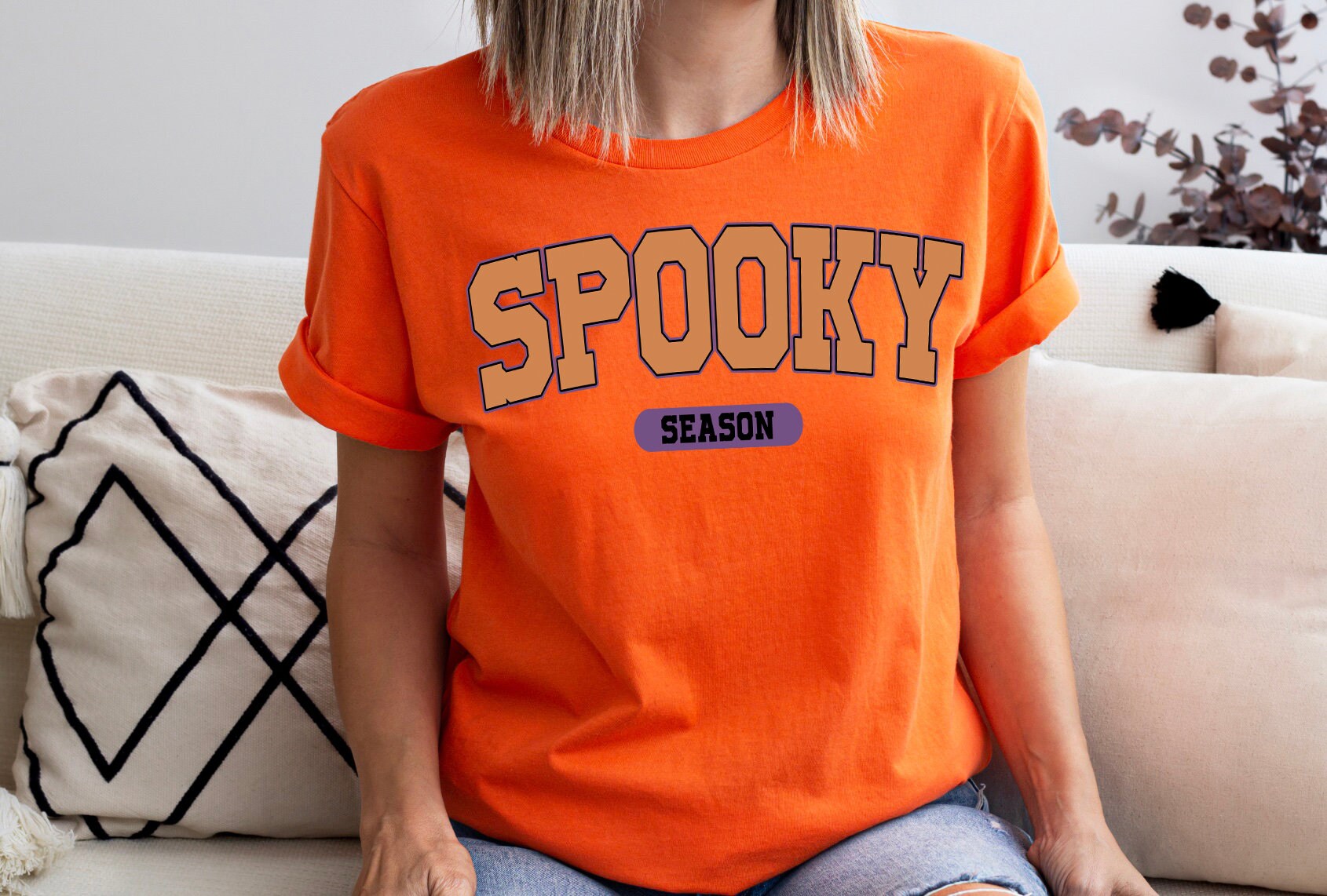 Spooky & Cute: Halloween Vibes Shirt & Sweatshirt image 4