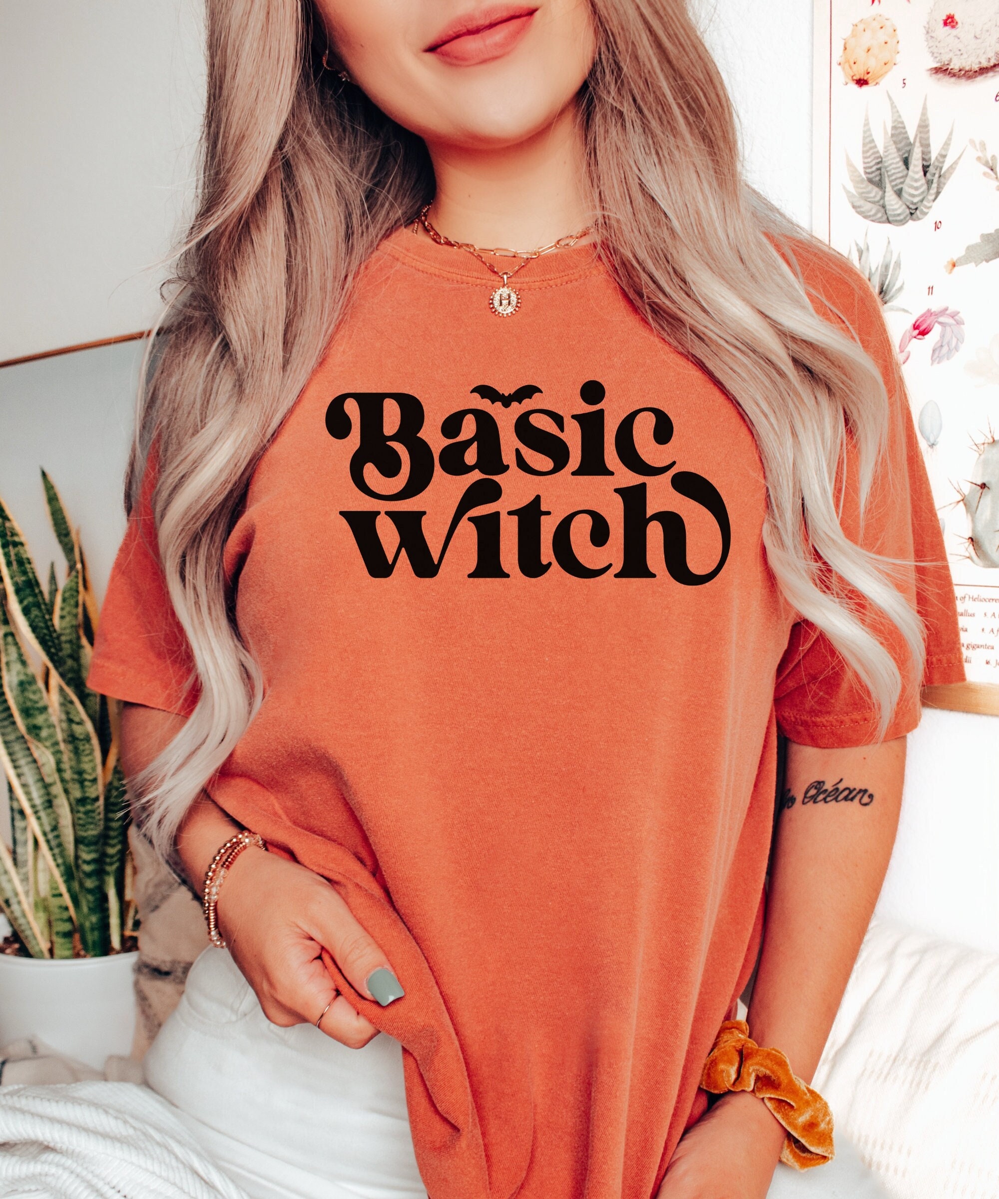 Basic Witch Shirt - Cute Halloween Tee image 0