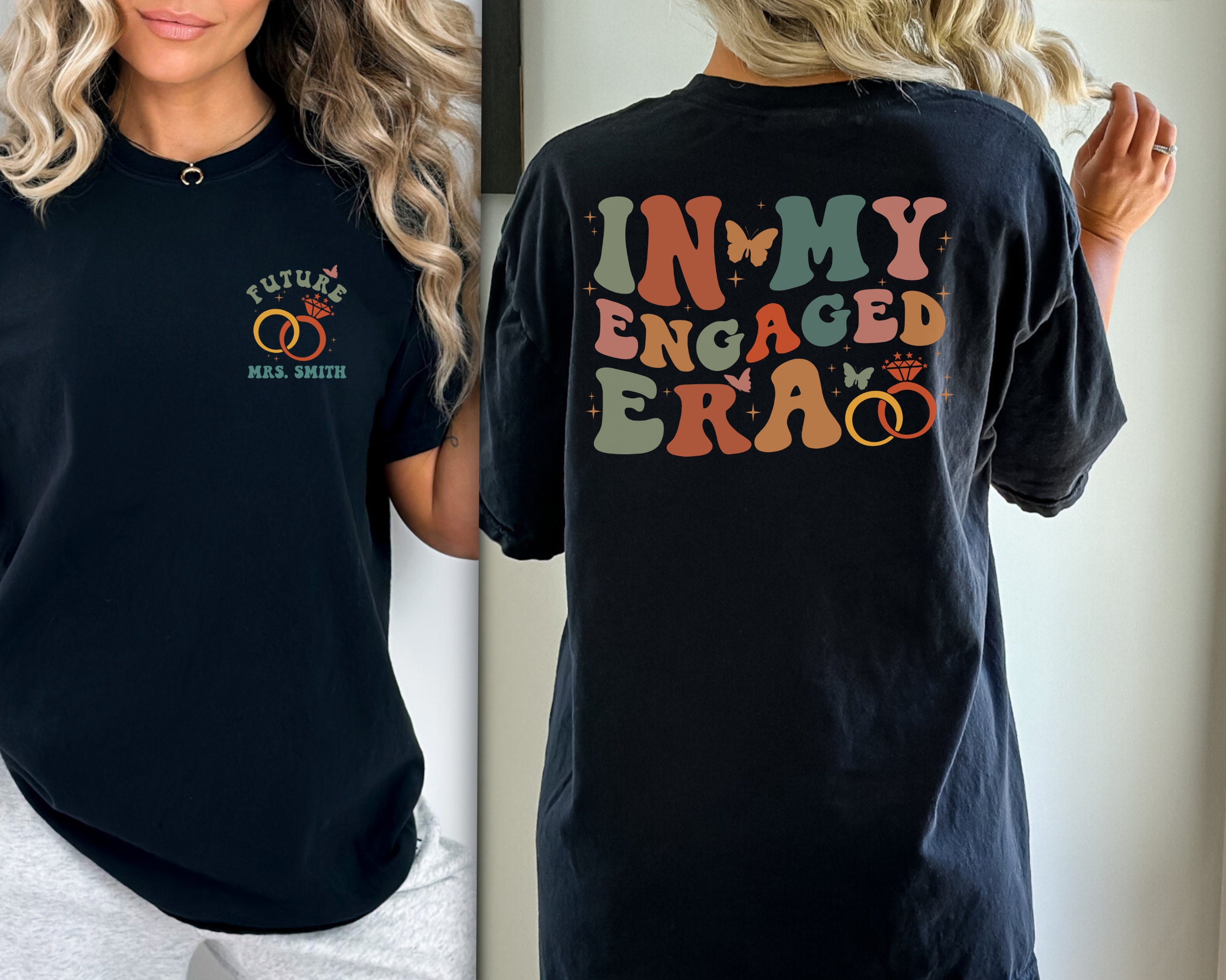 Engaged Era: Future MRS Fiance Tee & Engagement Gift Bachelorette image 1